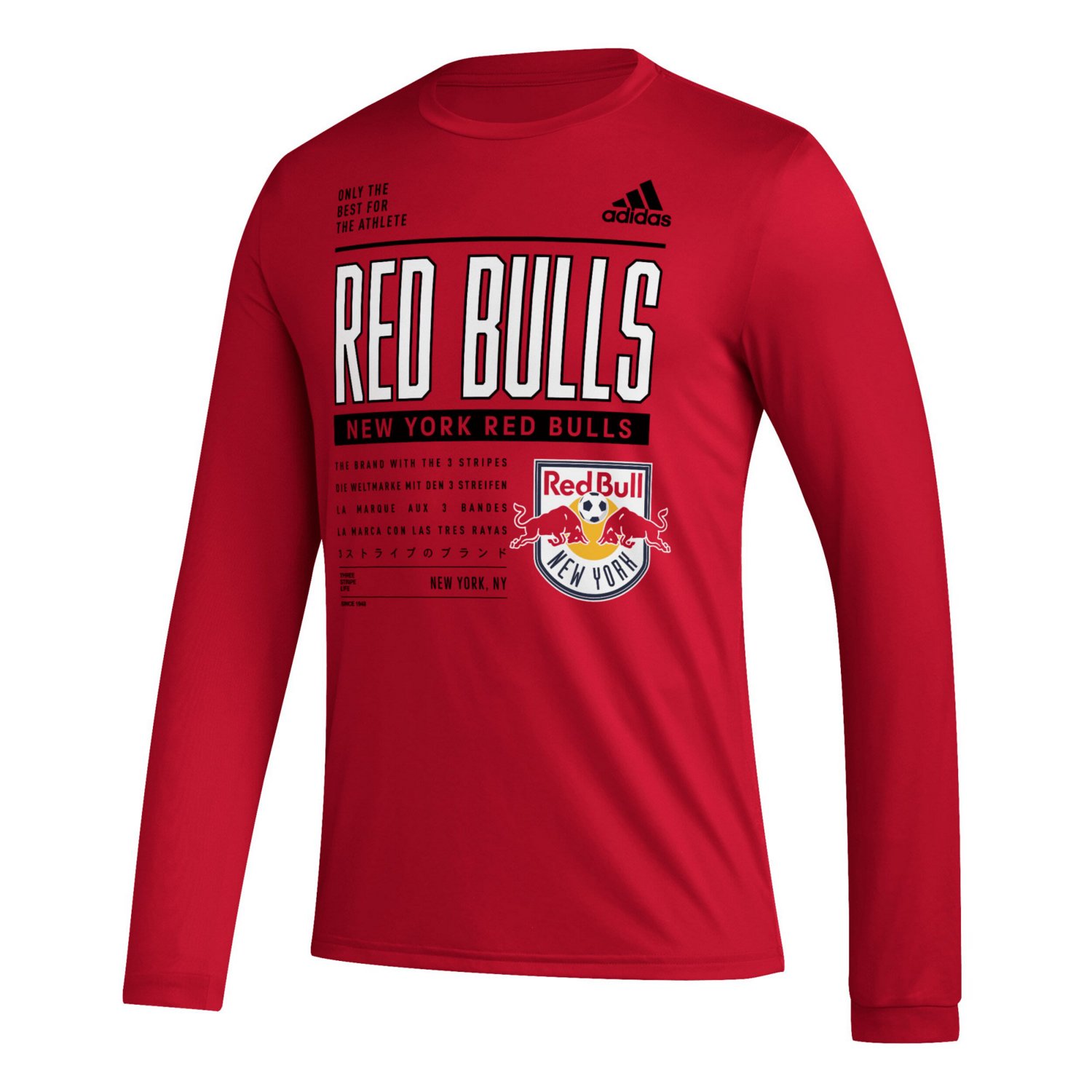 adidas New York Bulls 2023 Club DNA Long Sleeve AEROREADY T-Shirt - view number 2