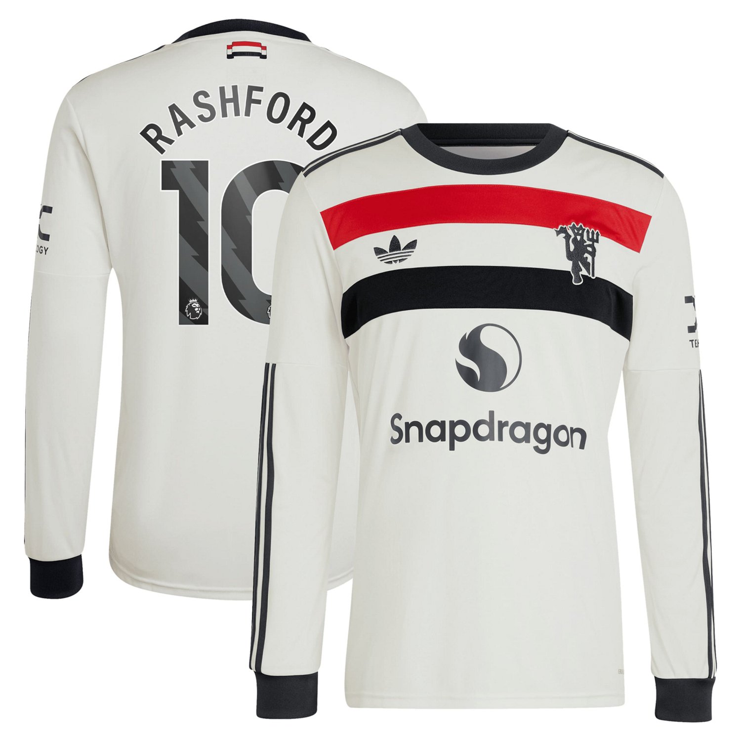 adidas Originals Marcus Rashford Manchester United 2024 25 Third Replica Long Sleeve Jersey