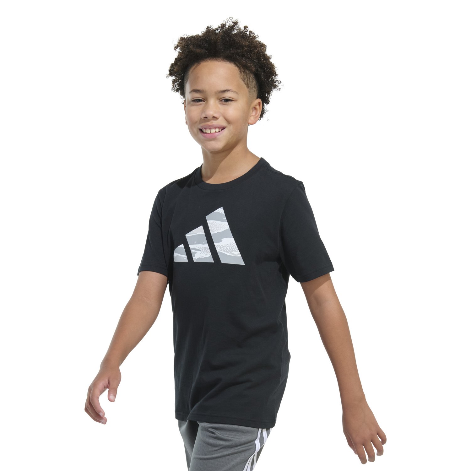 adidas Short Sleeve Tiger Camo Logo Tee - view number 2