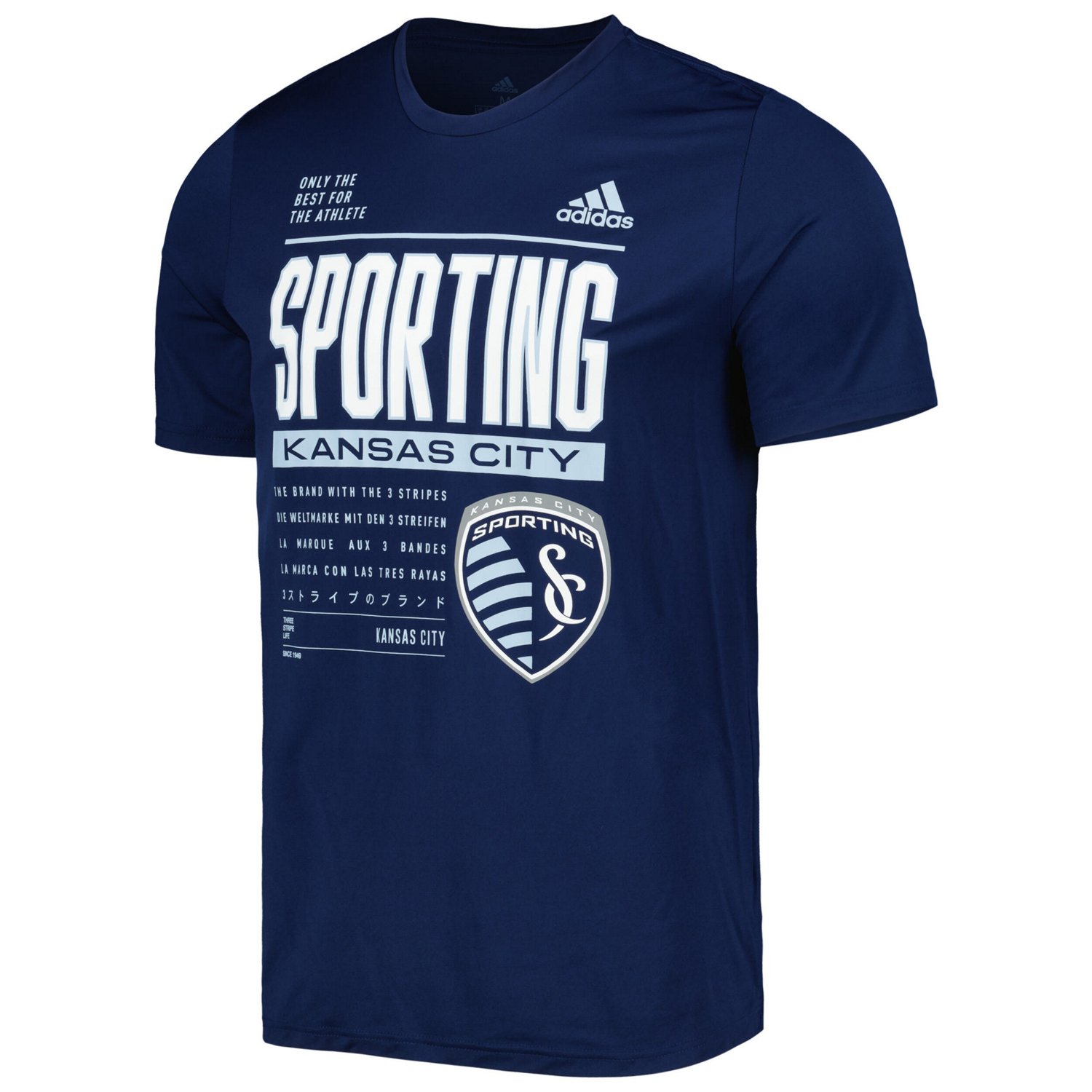 adidas Sporting Kansas City Club DNA Performance T-Shirt - view number 2