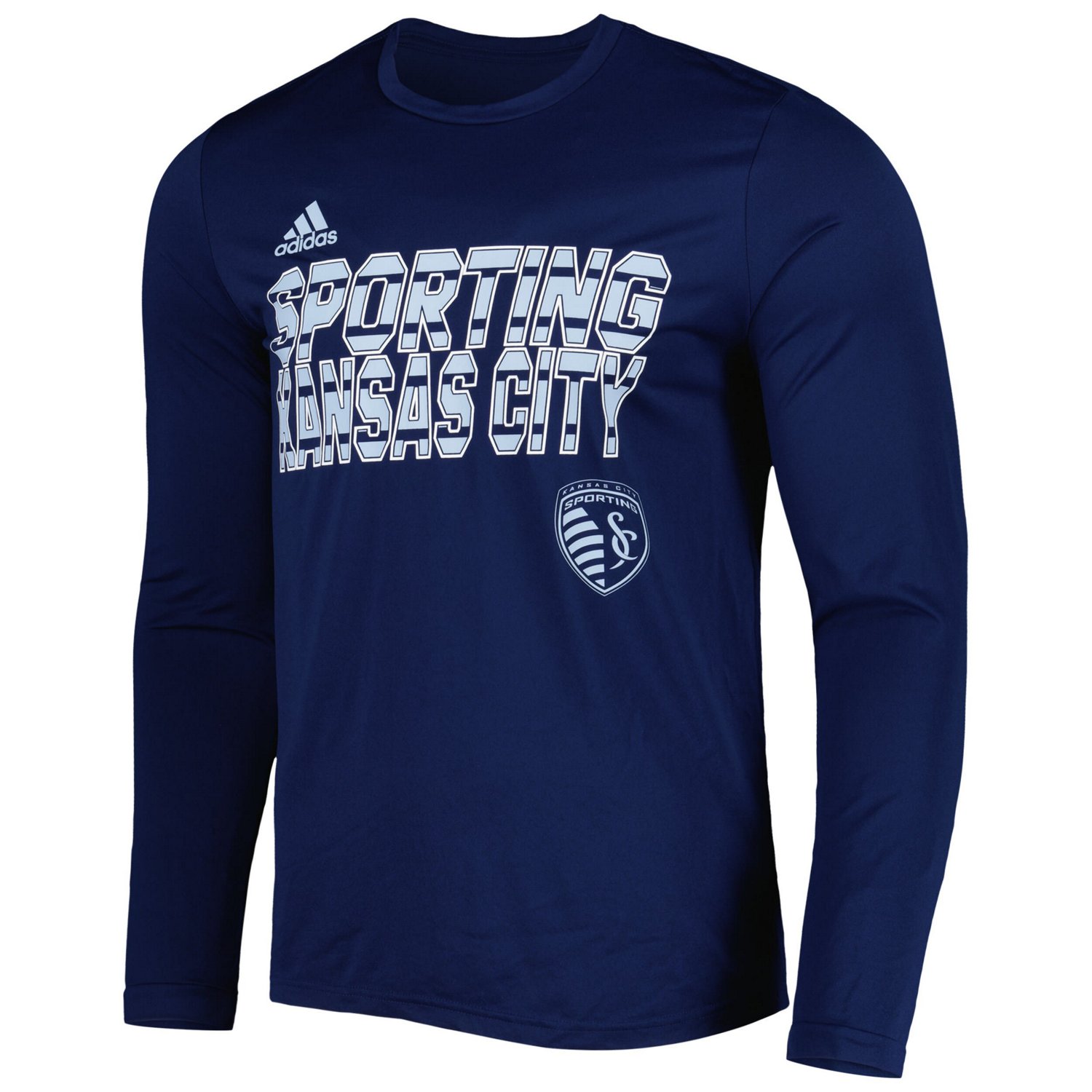 adidas Sporting Kansas City Jersey Hook AEROREADY Long Sleeve T-Shirt - view number 2