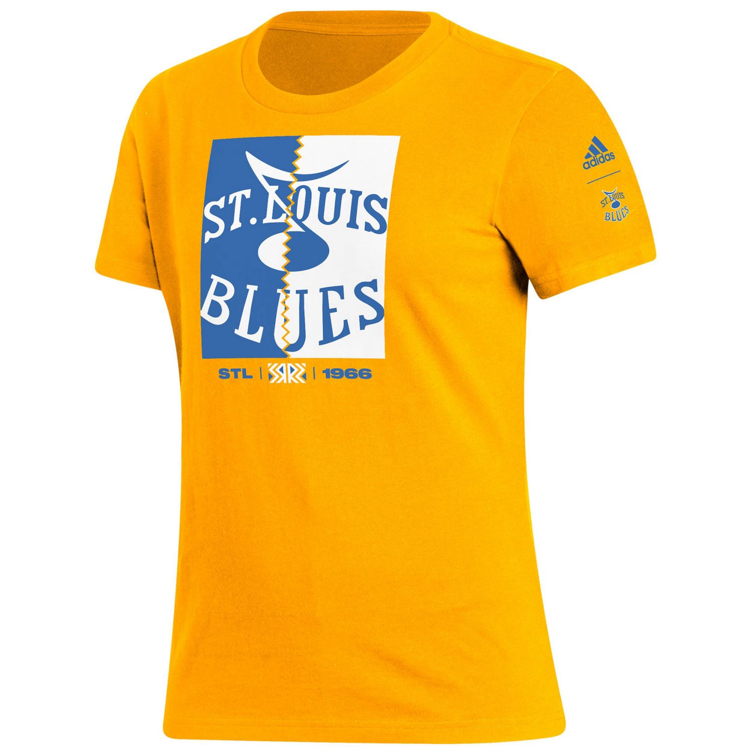 adidas St Louis Blues Reverse Retro 20 Playmaker T-Shirt - view number 2