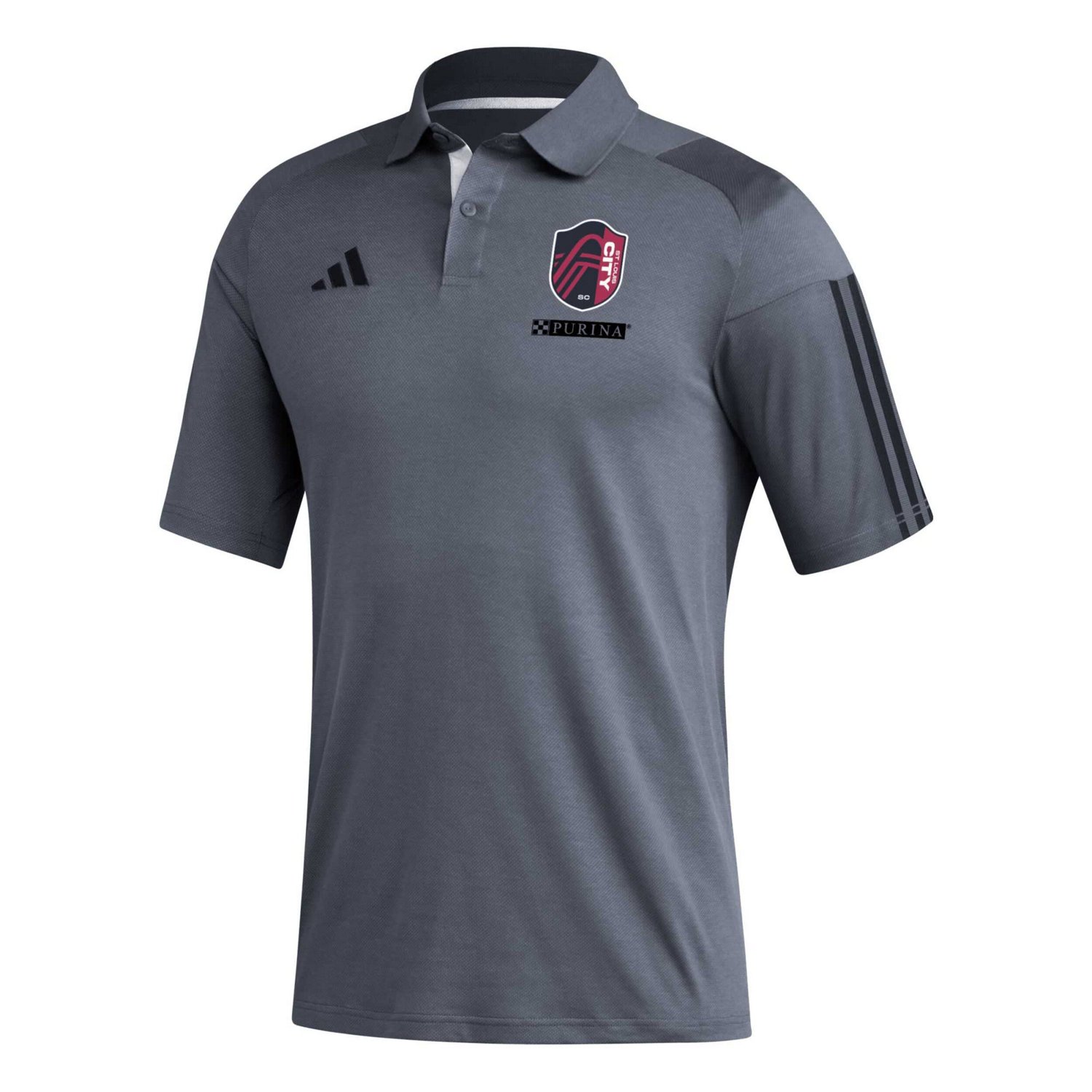 売れ筋商品|||アディダス シャツ トップス レディース Men's Black St. Louis City SC 2023 On-Field Training Polo Shirt Black Louis On-Field City Polo Black トップス 売れ筋商品|||アディダス Black Shirt SC St. シャツ Training レディース Men's 2023