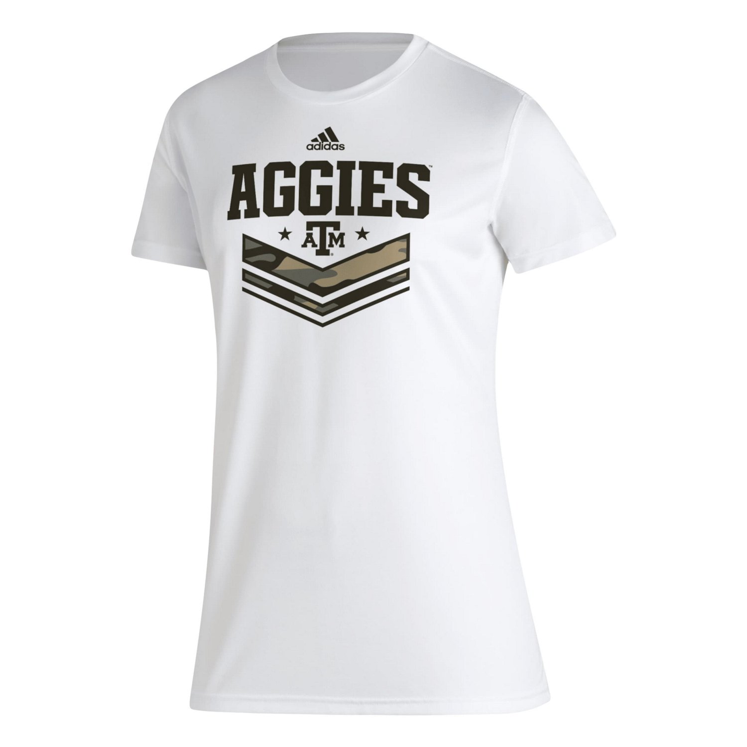 adidas Texas AM Aggies Military Appreciation AEROREADY T-Shirt - view number 2
