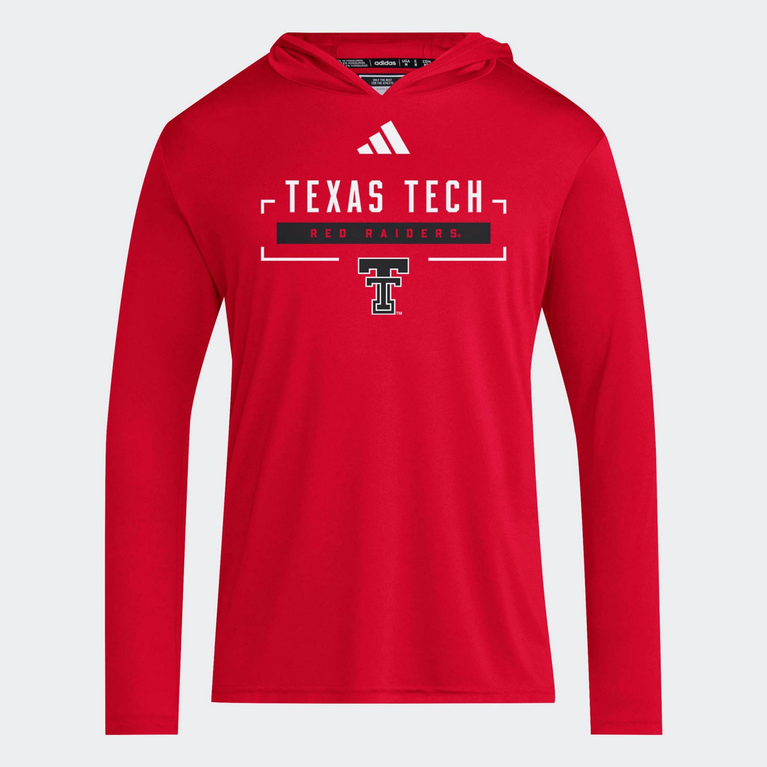 adidas Texas Tech Red Raiders D4T Long Sleeve Hooded T-Shirt