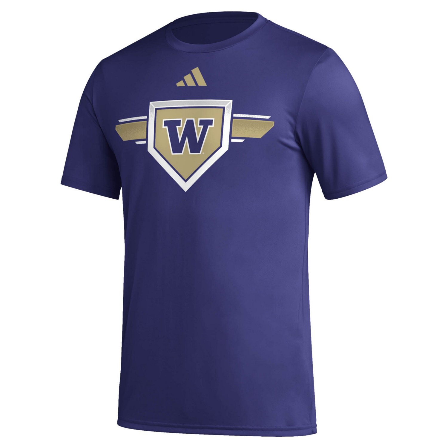 adidas Washington Huskies 2023/24 AEROREADY Homeland Plate Pregame T-Shirt                                                       - view number 2