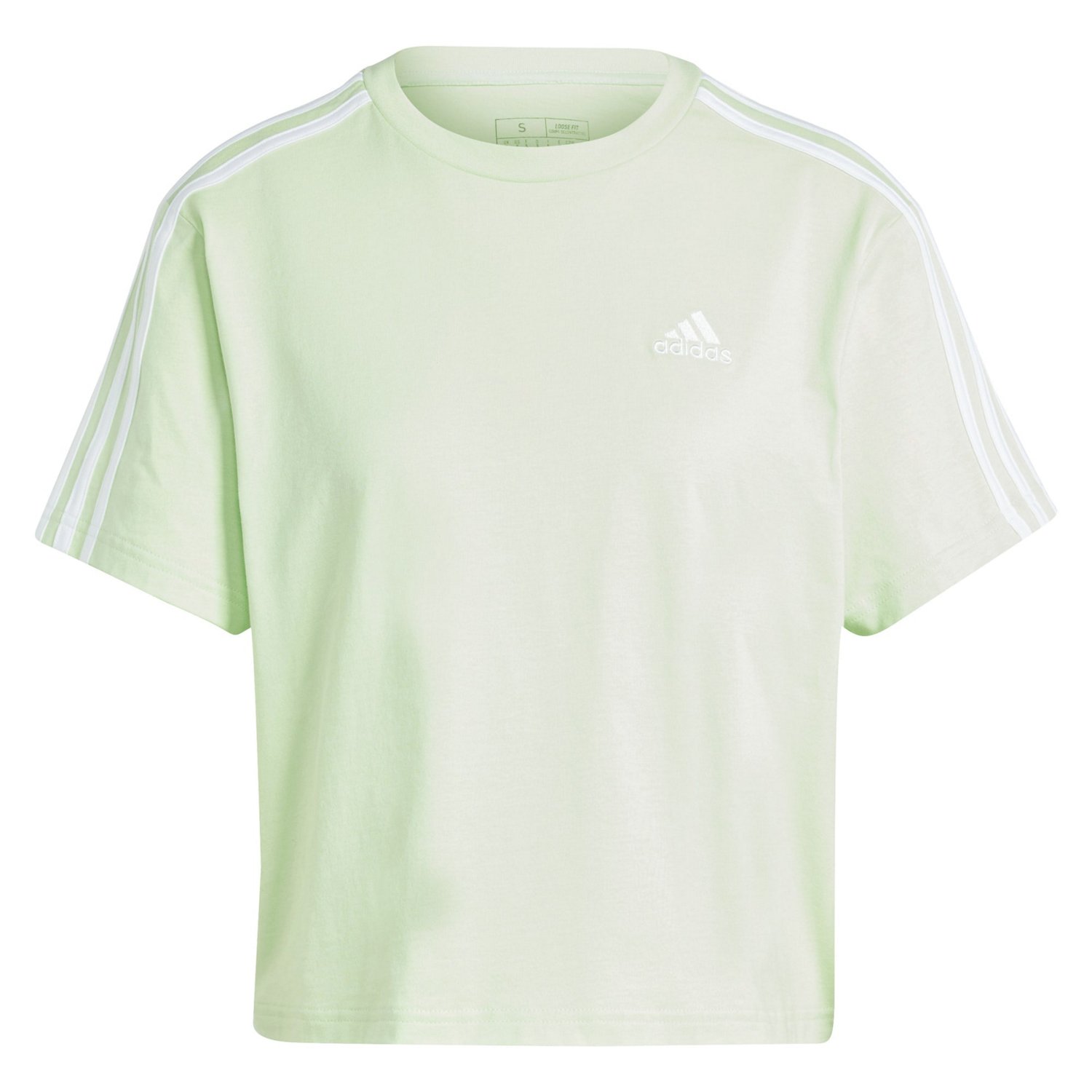 adidas Women's 3 Stripe Crop Top                                                                                                 - view number 7