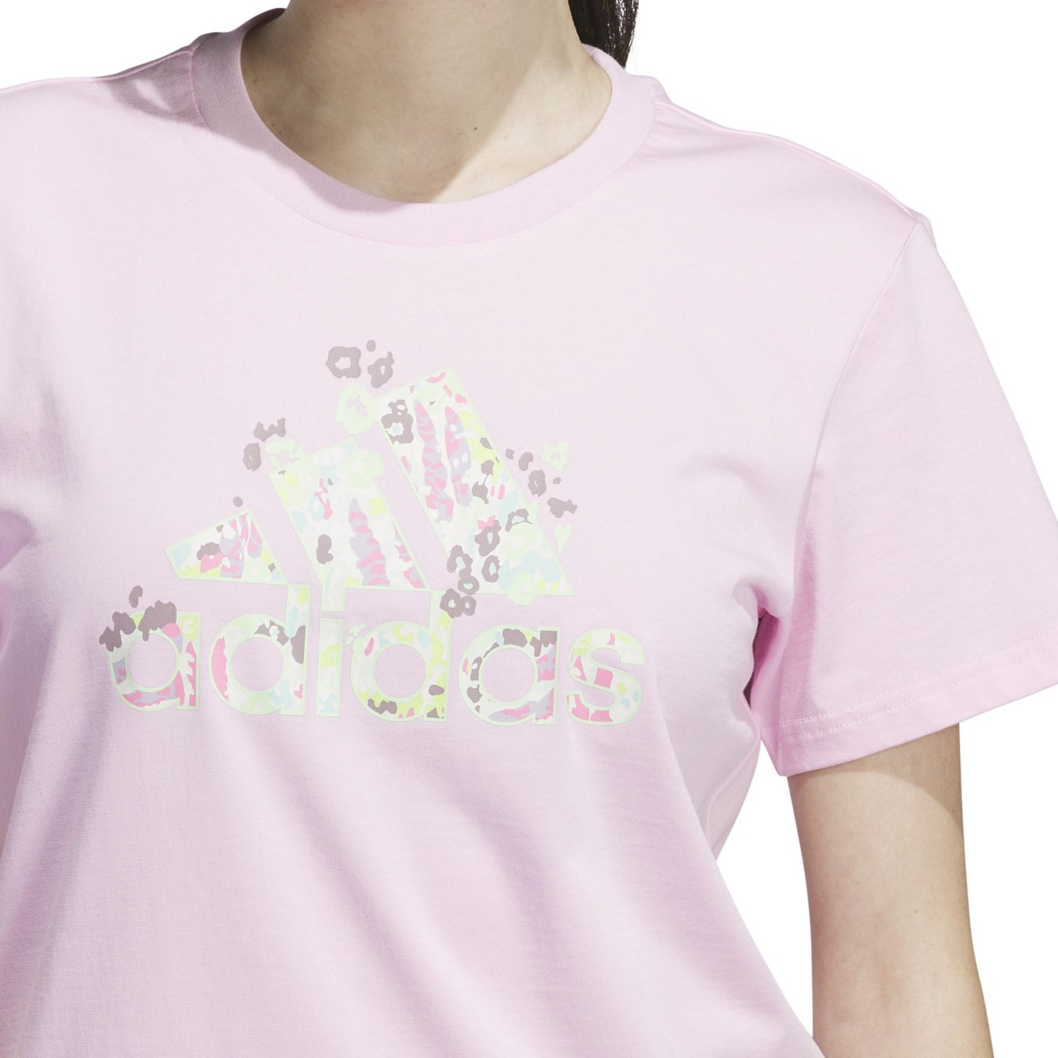 adidas Women's Floral BOS Graphic Short Sleeve T-shirt                                                                           - view number 4