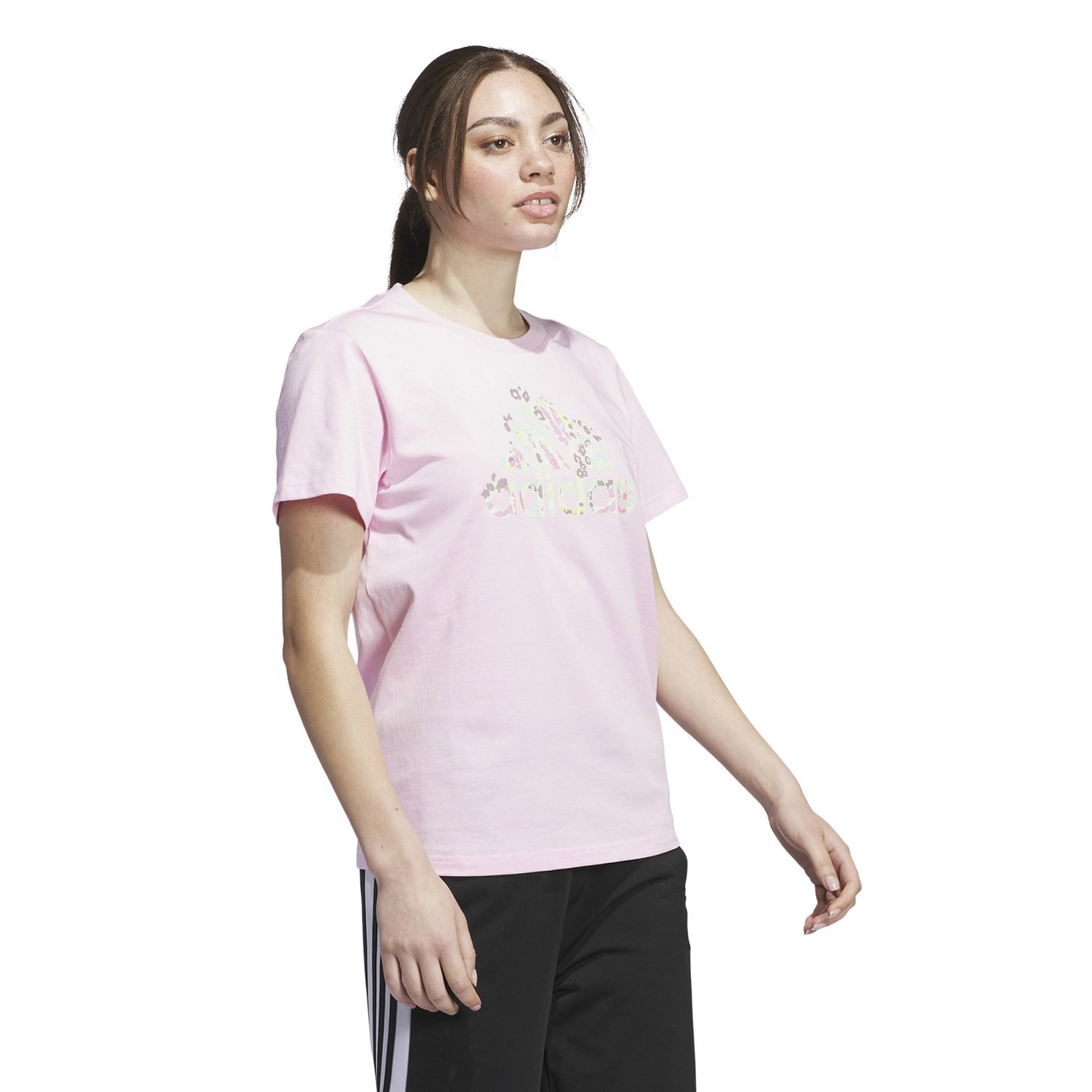 adidas Women's Floral BOS Graphic Short Sleeve T-shirt                                                                           - view number 6