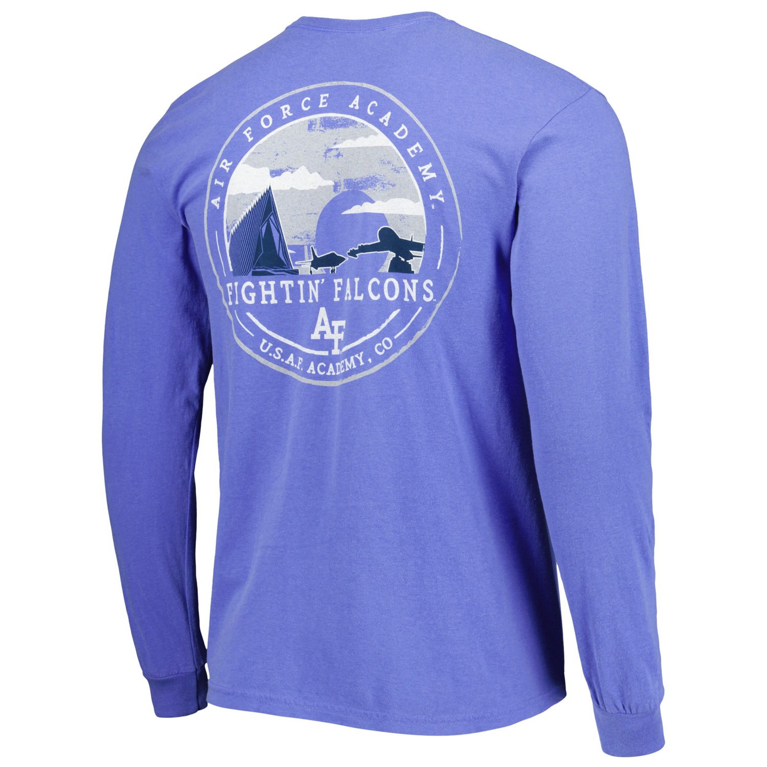 Air Force Falcons Circle Campus Scene Long Sleeve T-Shirt - view number 3