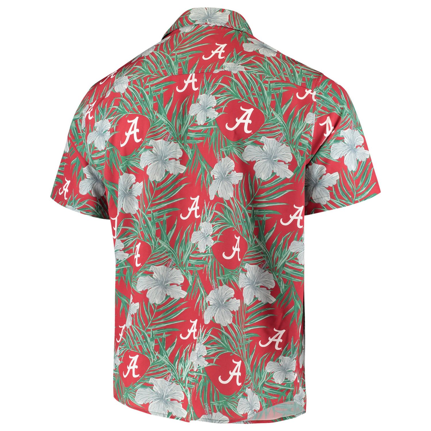 Alabama Tide Floral Button-Up Shirt