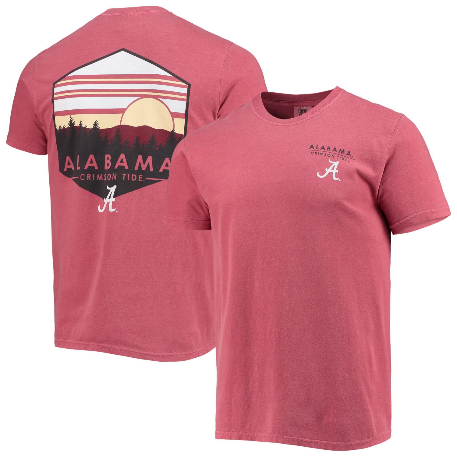 Alabama Tide Landscape Shield Comfort Colors T-Shirt - view number 1