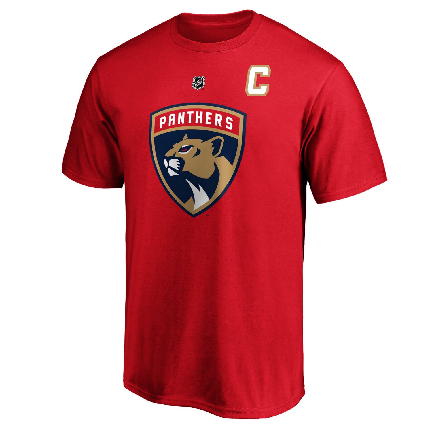 Aleksander Barkov Florida Panthers Team Authentic Stack Name  Number T-Shirt                                                     - view number 2