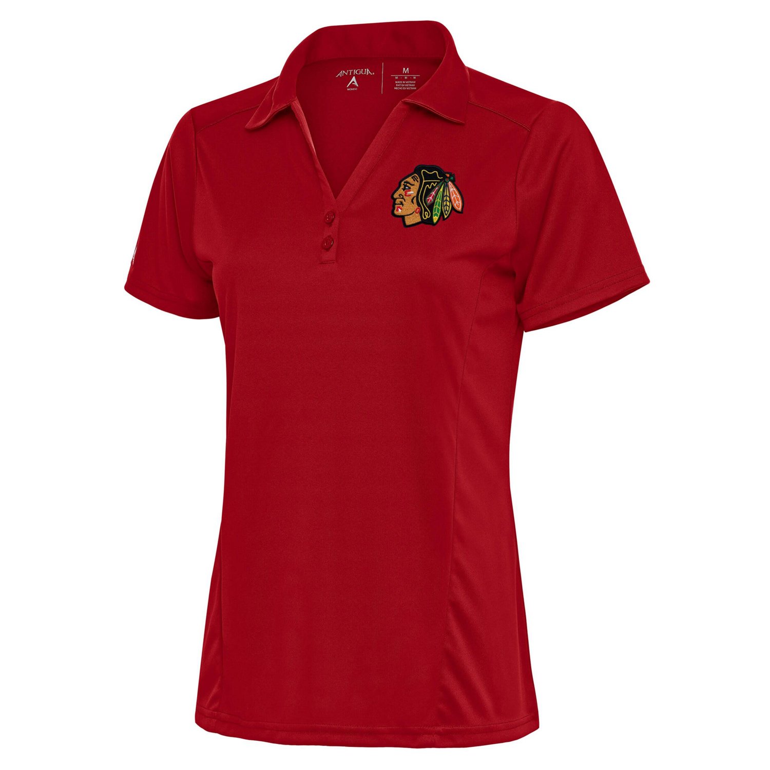 Antigua Chicago Blackhawks Team Logo Tribute Polo - view number 1