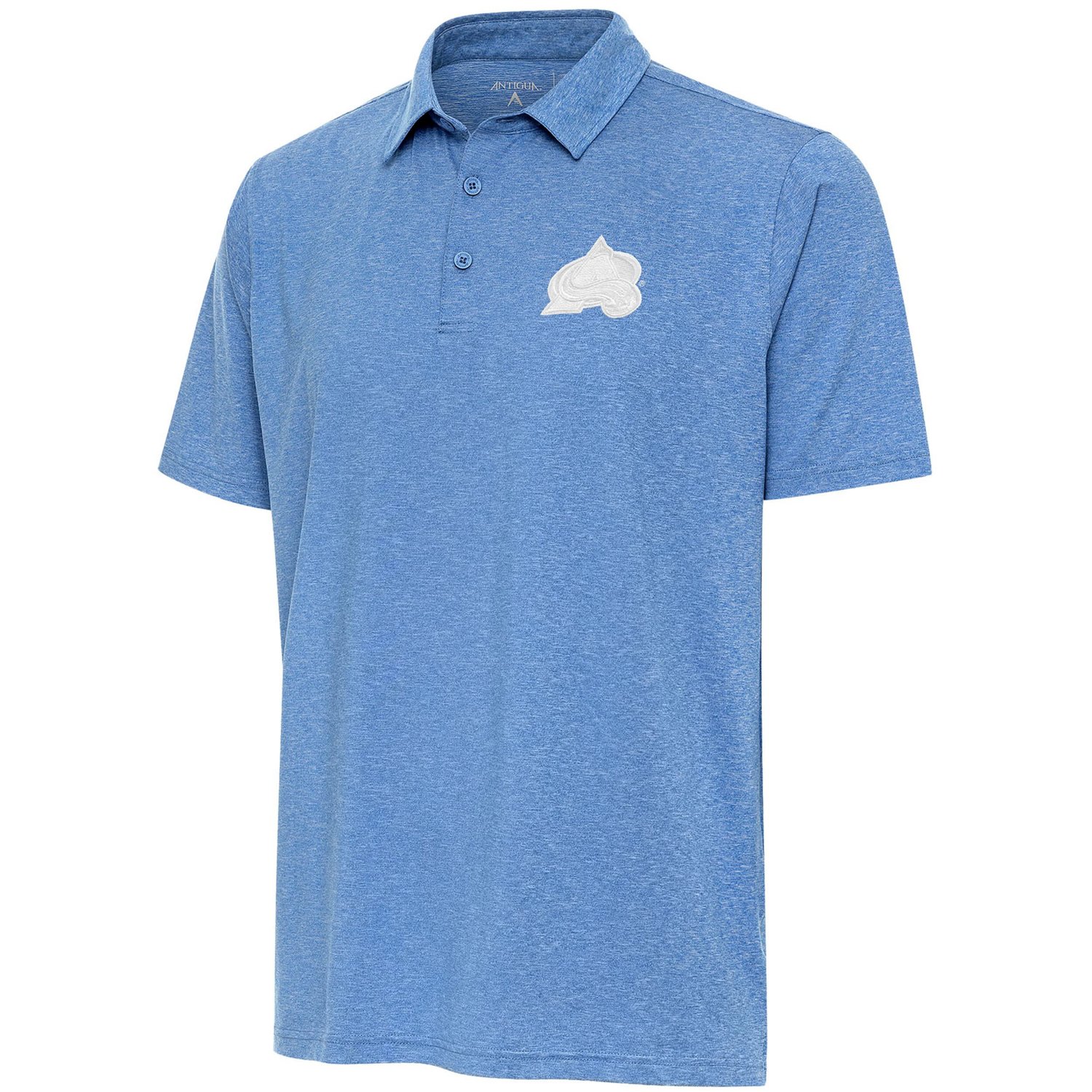 Antigua Colorado Avalanche White Logo Par 3 Polo