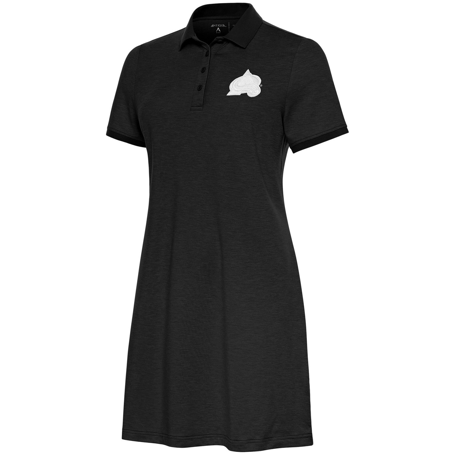 Antigua Colorado Avalanche White Logo Play Through Polo Dress