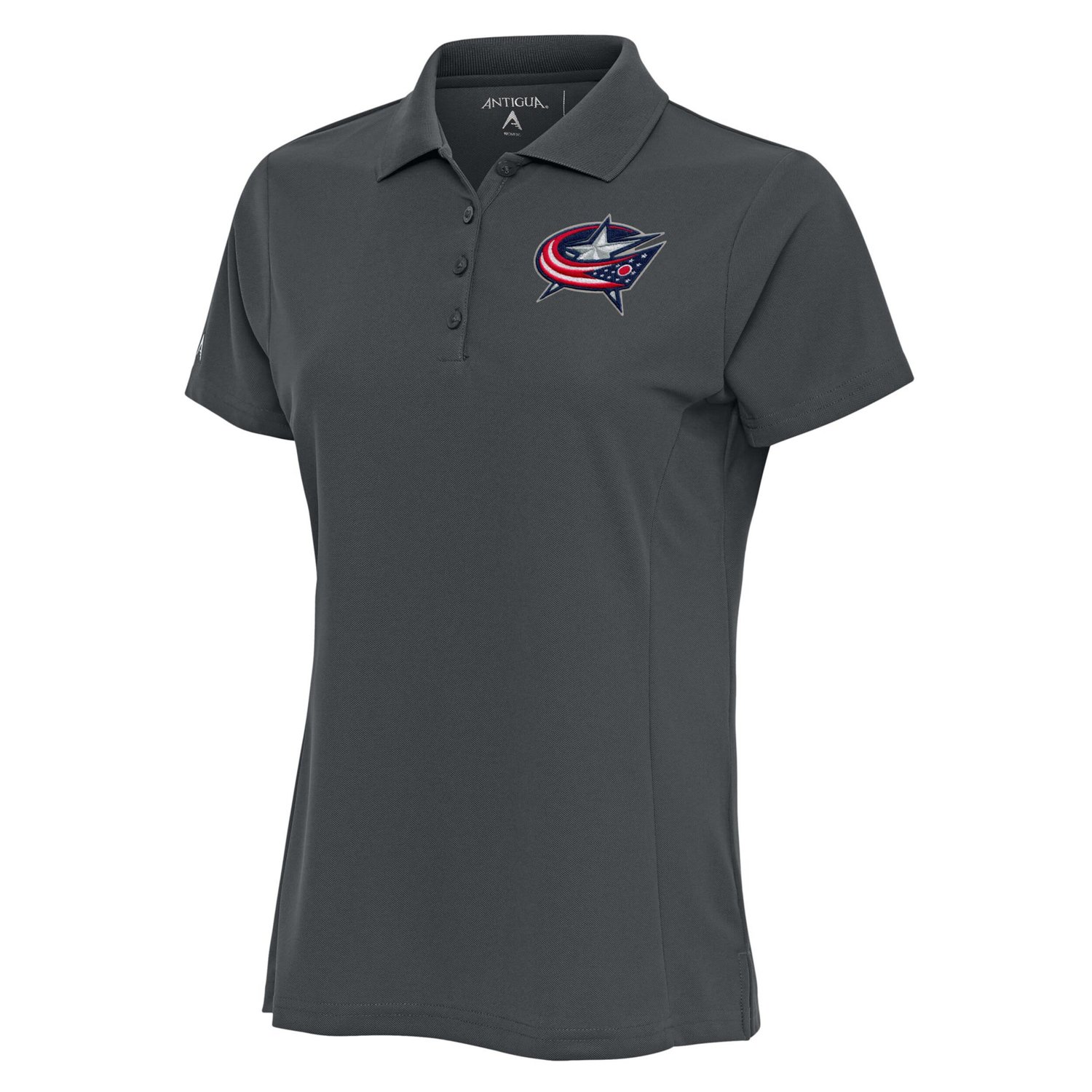 Antigua Columbus Blue Jackets Team Logo Legacy Pique Polo - view number 1