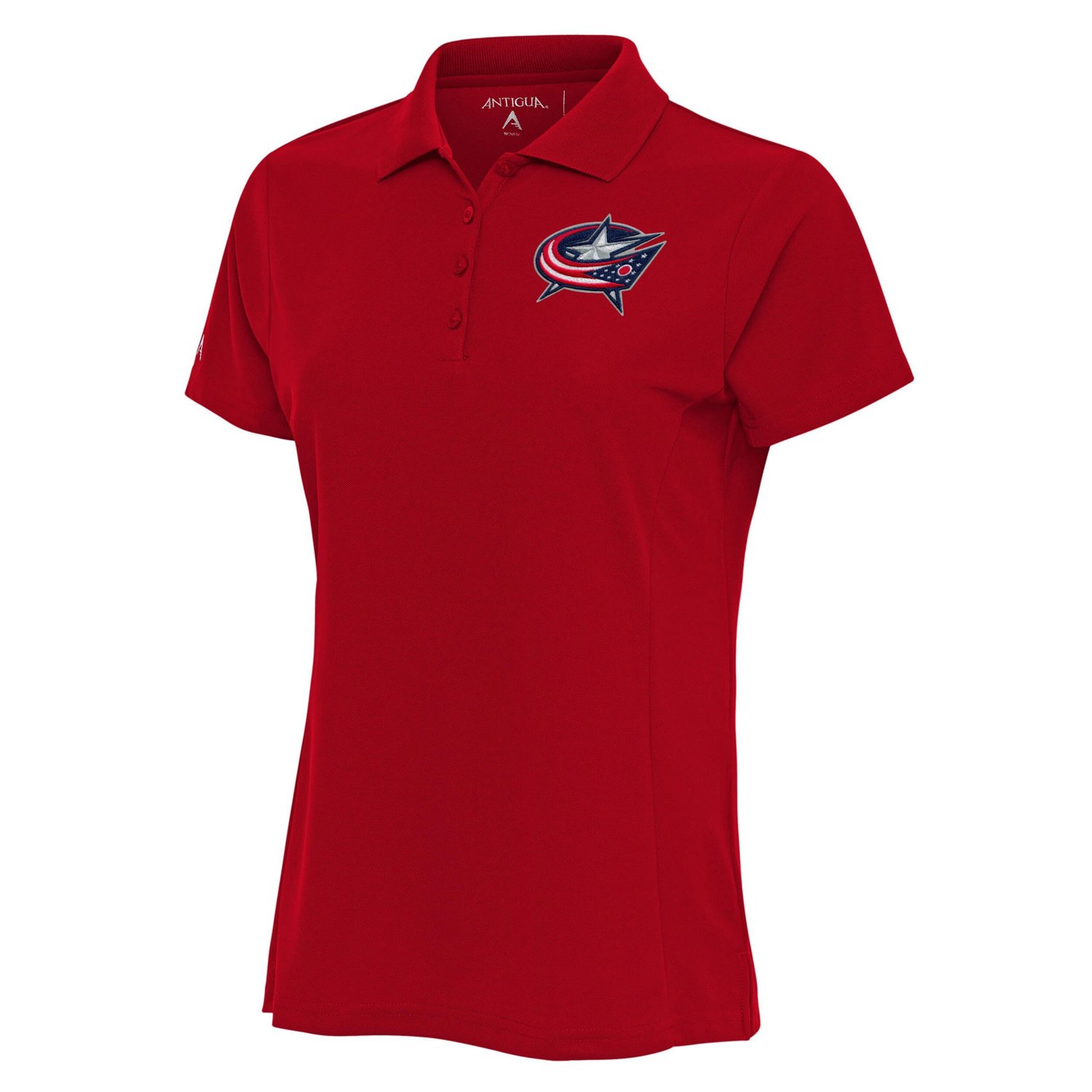 Antigua Columbus Blue Jackets Team Logo Legacy Pique Polo - view number 1