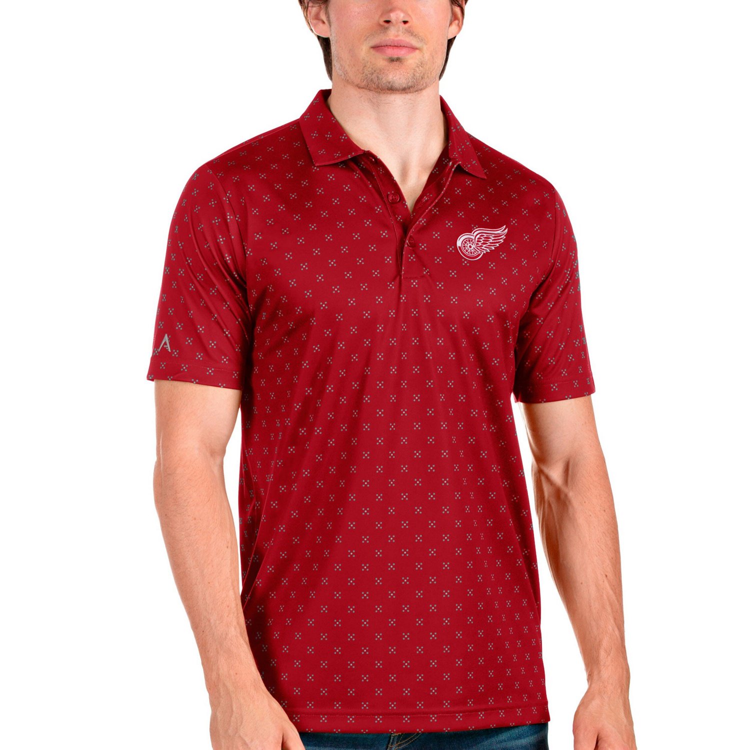 Antigua Detroit Red Wings Spark Polo