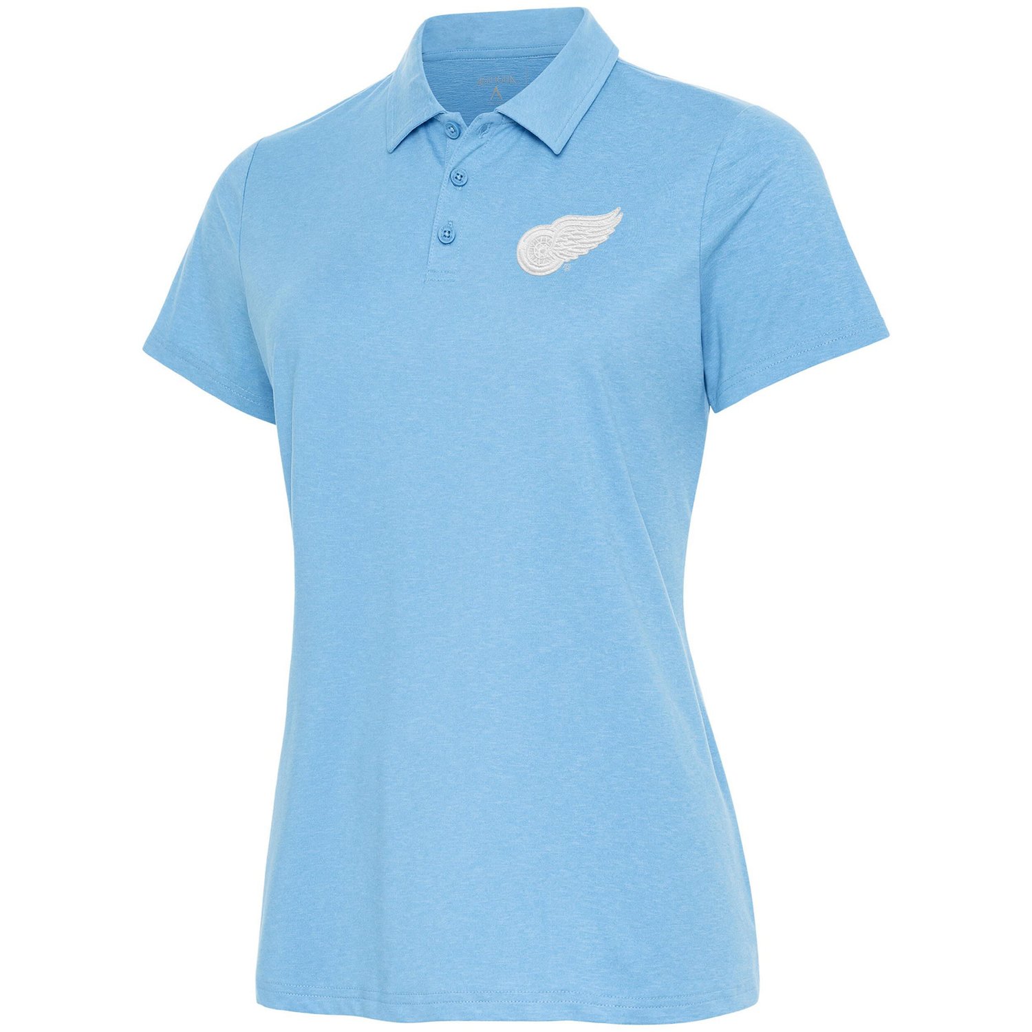 Antigua Detroit Red Wings White Logo Matter Polo - view number 1