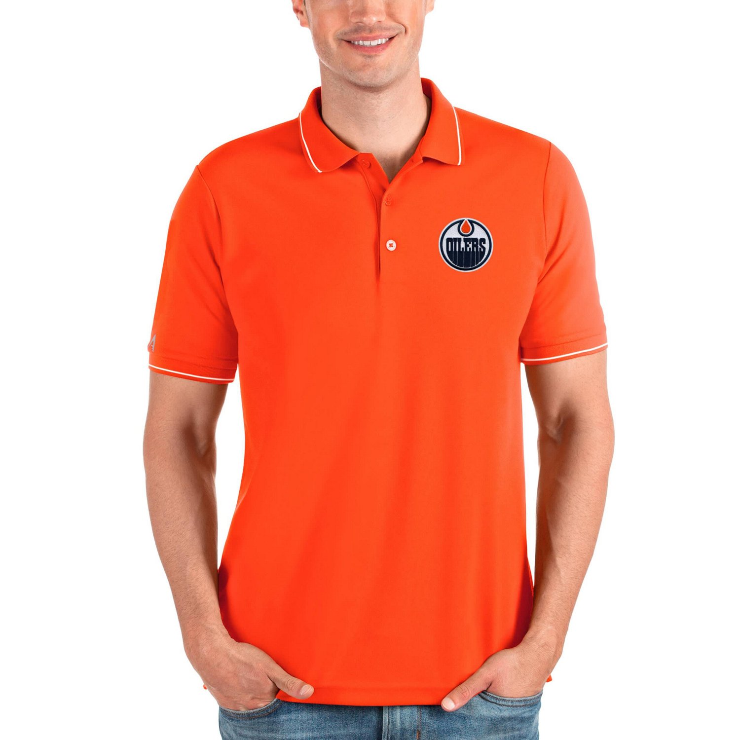 Antigua Edmonton Oilers Affluent Polo