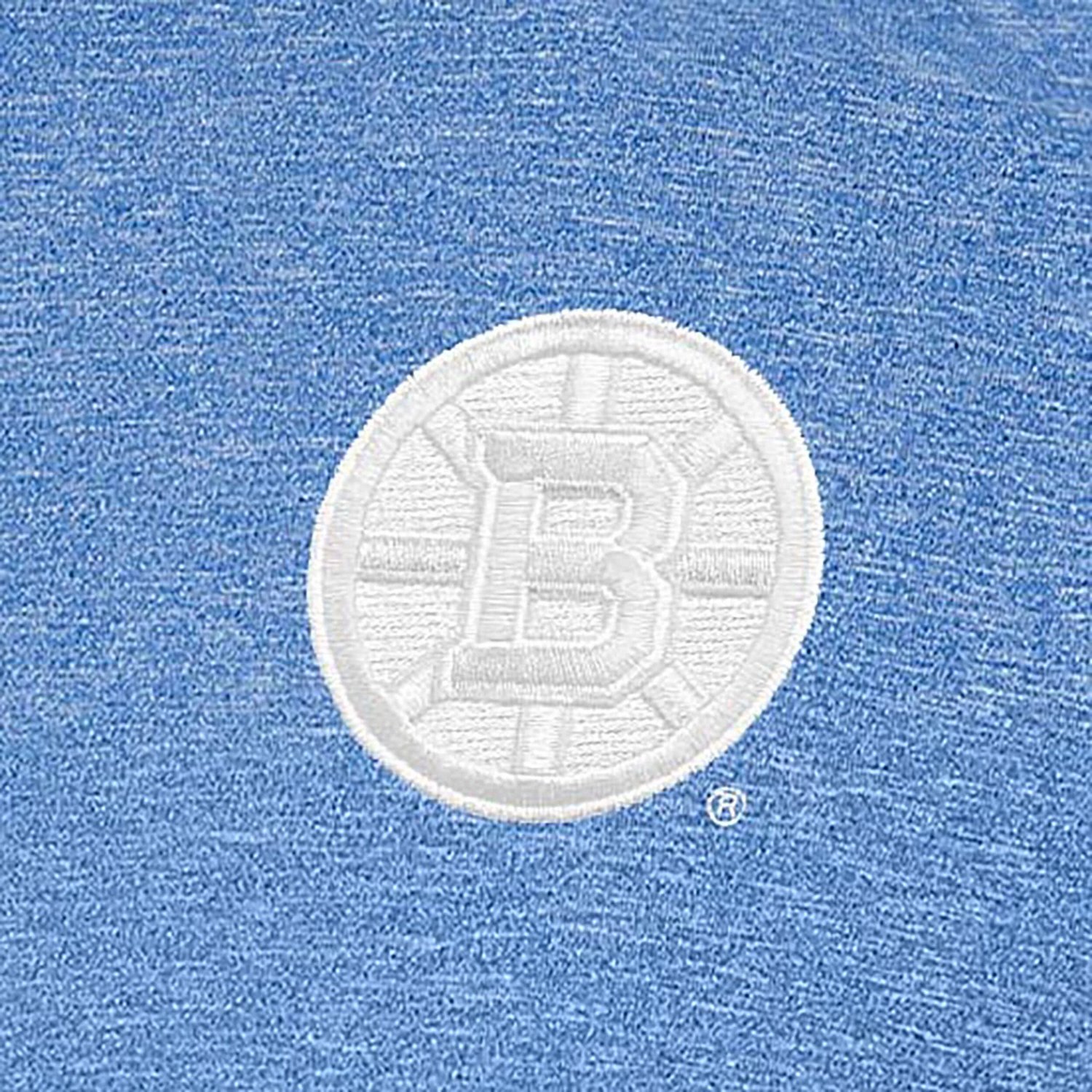 Antigua Heather Boston Bruins White Logo Par 3 Polo                                                                              - view number 2