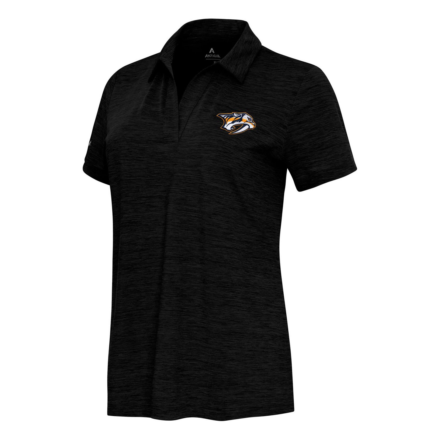 Antigua Heather Nashville Predators Layout V-Neck Polo                                                                           - view number 1