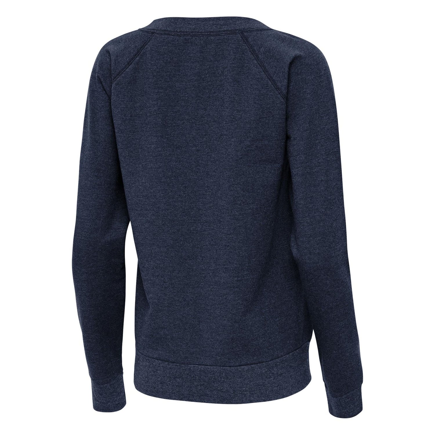 Antigua Heather New York Yankees Varsity Tri-Blend V-Neck Long Sleeve T-Shirt - view number 3