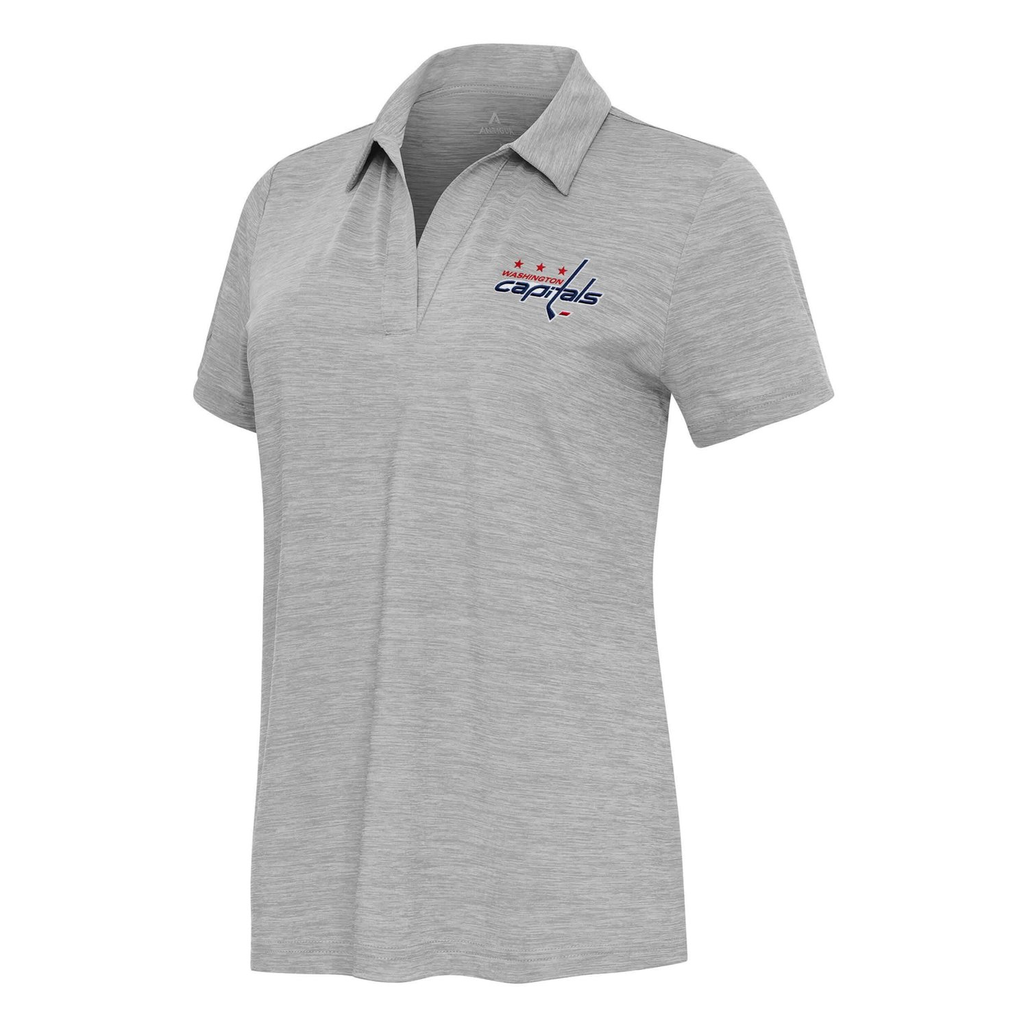 Antigua Heather Washington Capitals Layout V-Neck Polo                                                                           - view number 1