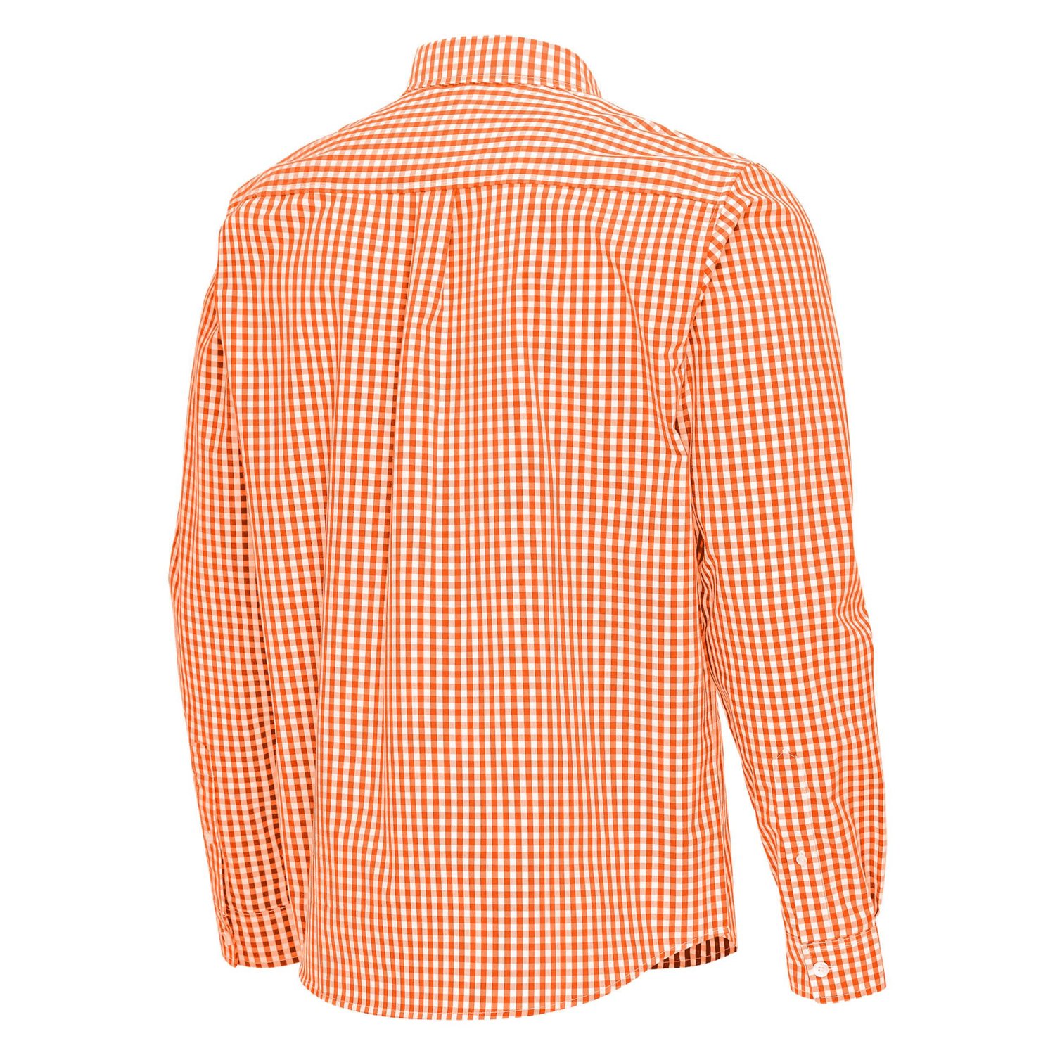 Antigua Illinois Fighting Illini Ellis Woven Tri-Blend Long Sleeve Button-Down Shirt - view number 3