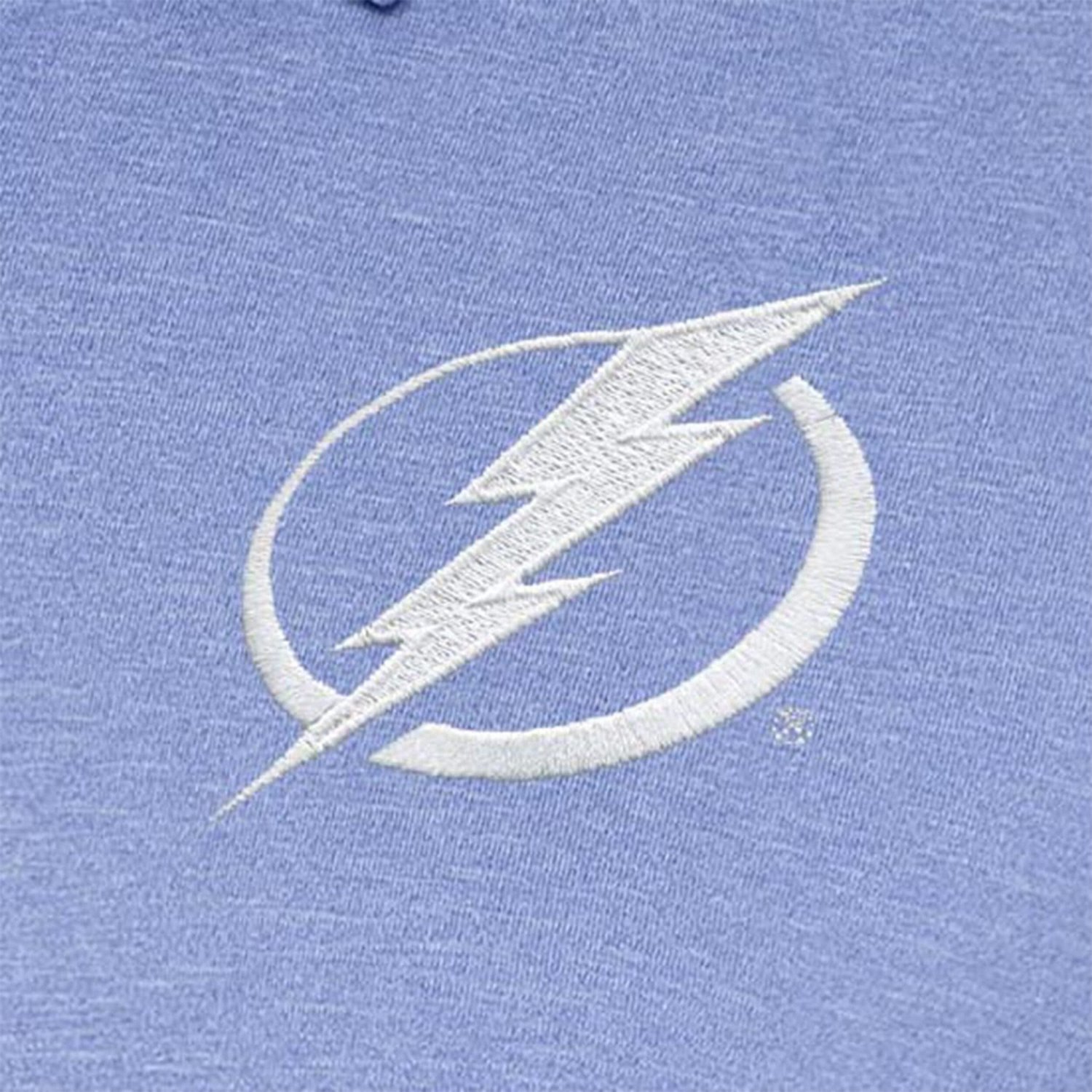 Antigua Light Tampa Bay Lightning White Logo Matter Polo - view number 2
