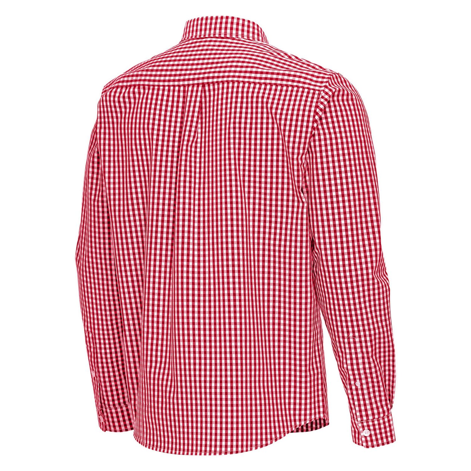 Antigua Louisville Cardinals Ellis Woven Tri-Blend Long Sleeve Button-Down Shirt - view number 3