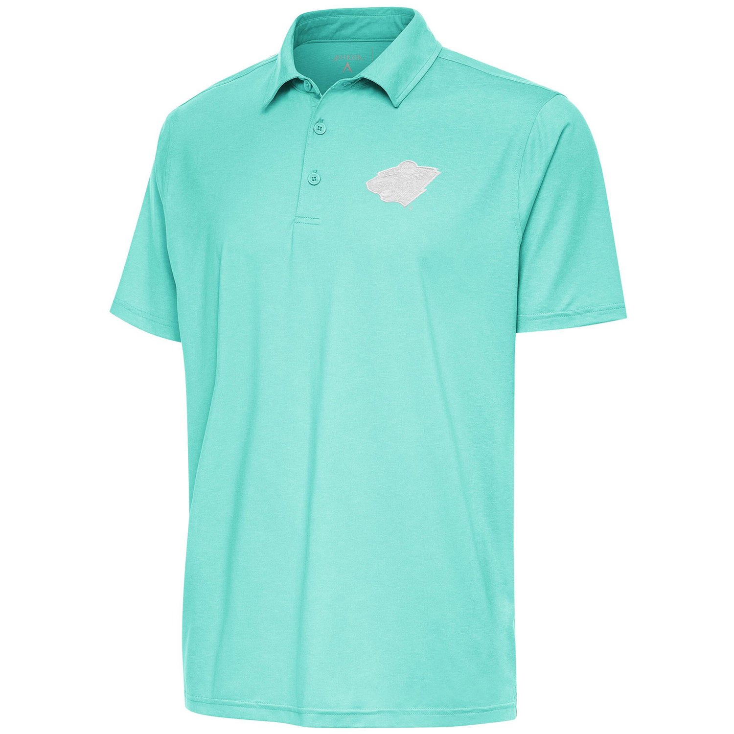 Antigua Minnesota Wild Logo Par 3 Polo