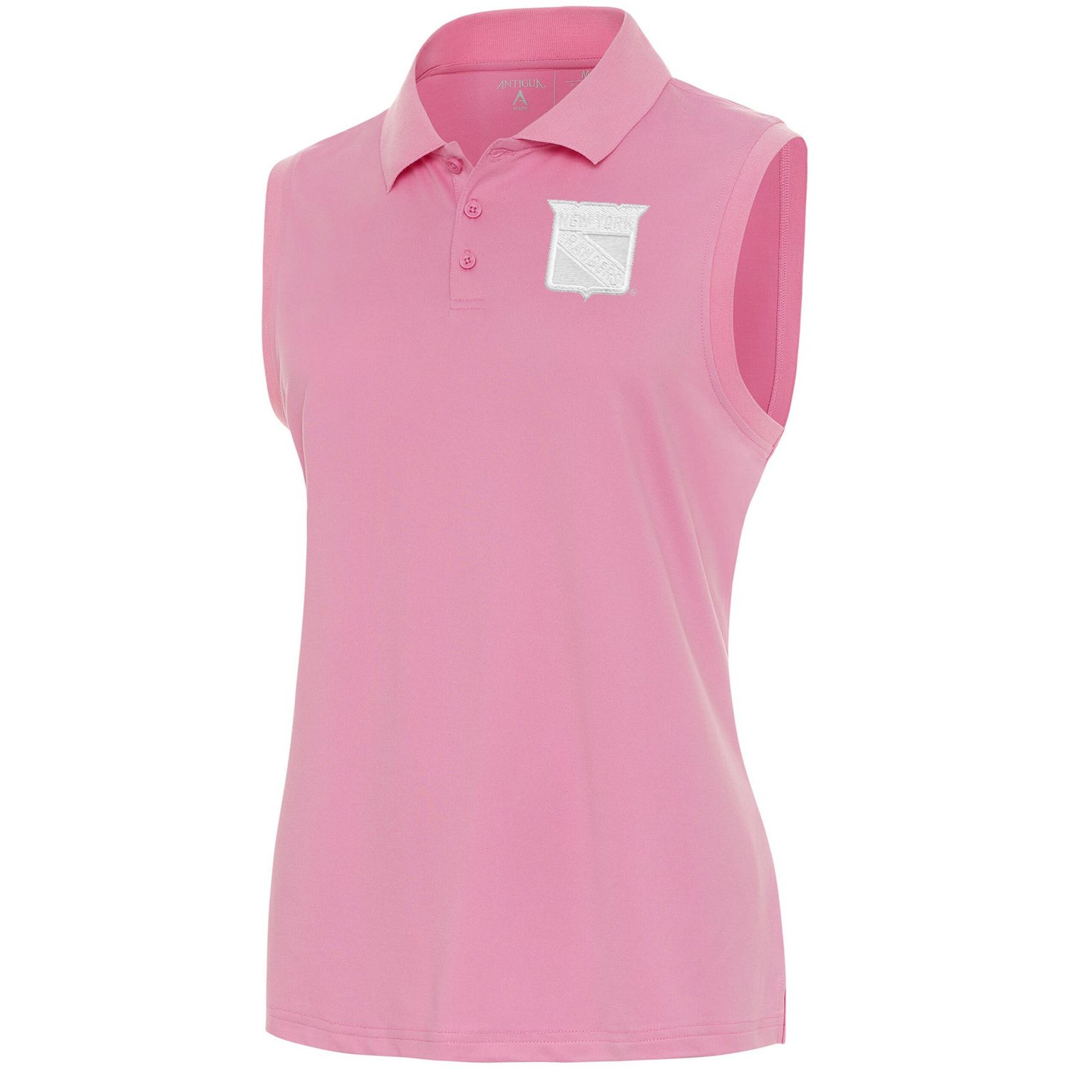Antigua New York Rangers Logo Sleeveless Recap Polo - view number 1