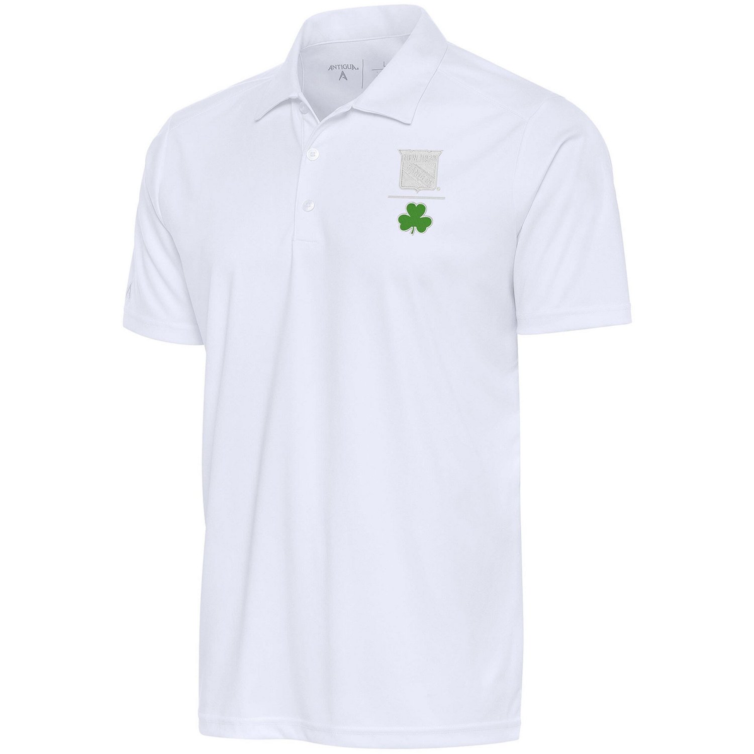 Antigua New York Rangers Shamrock Tribute Polo - view number 1