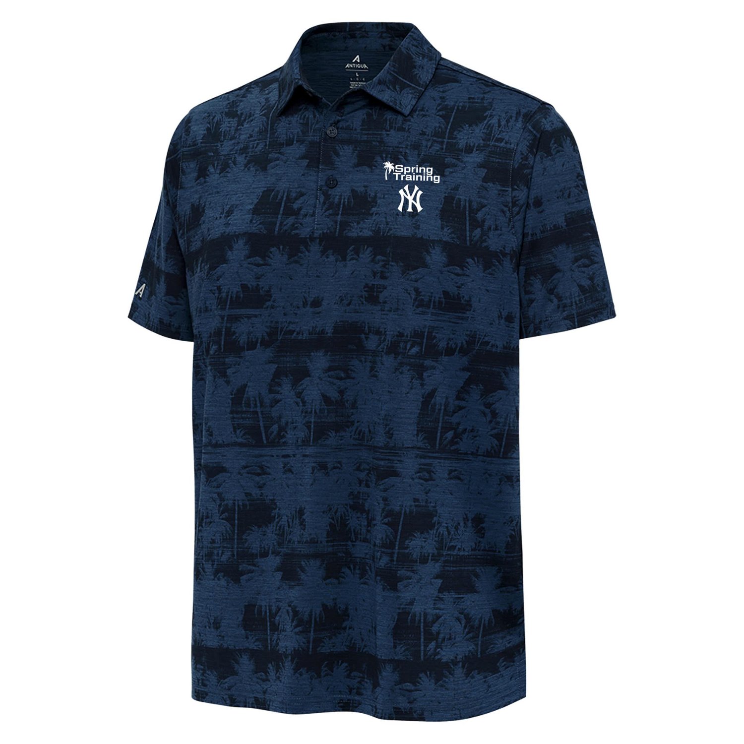 Antigua New York Yankees Palm Tree Spring Training Shadow Polo - view number 2