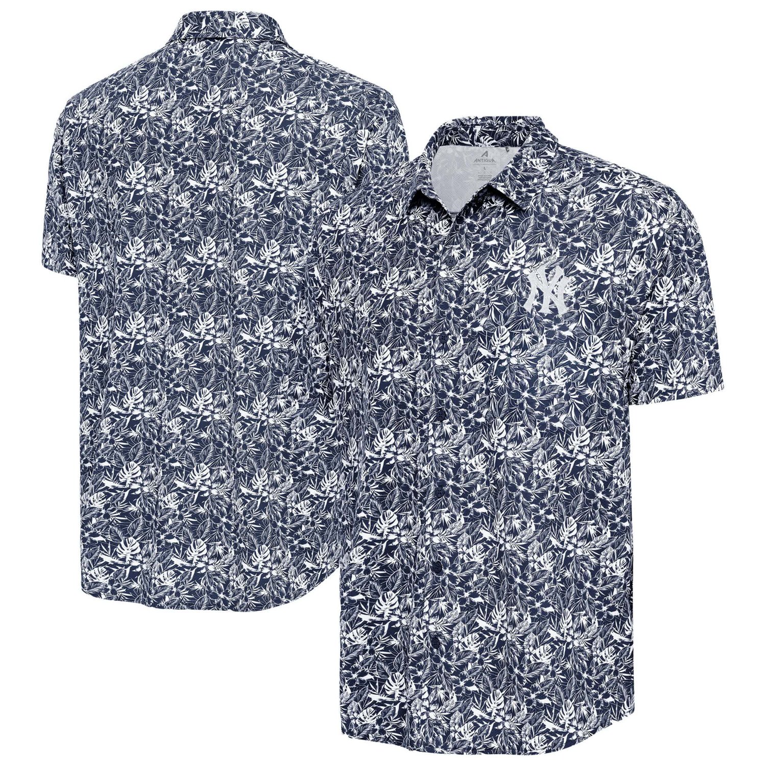 Antigua New York Yankees Resort Button-Up Shirt - view number 1