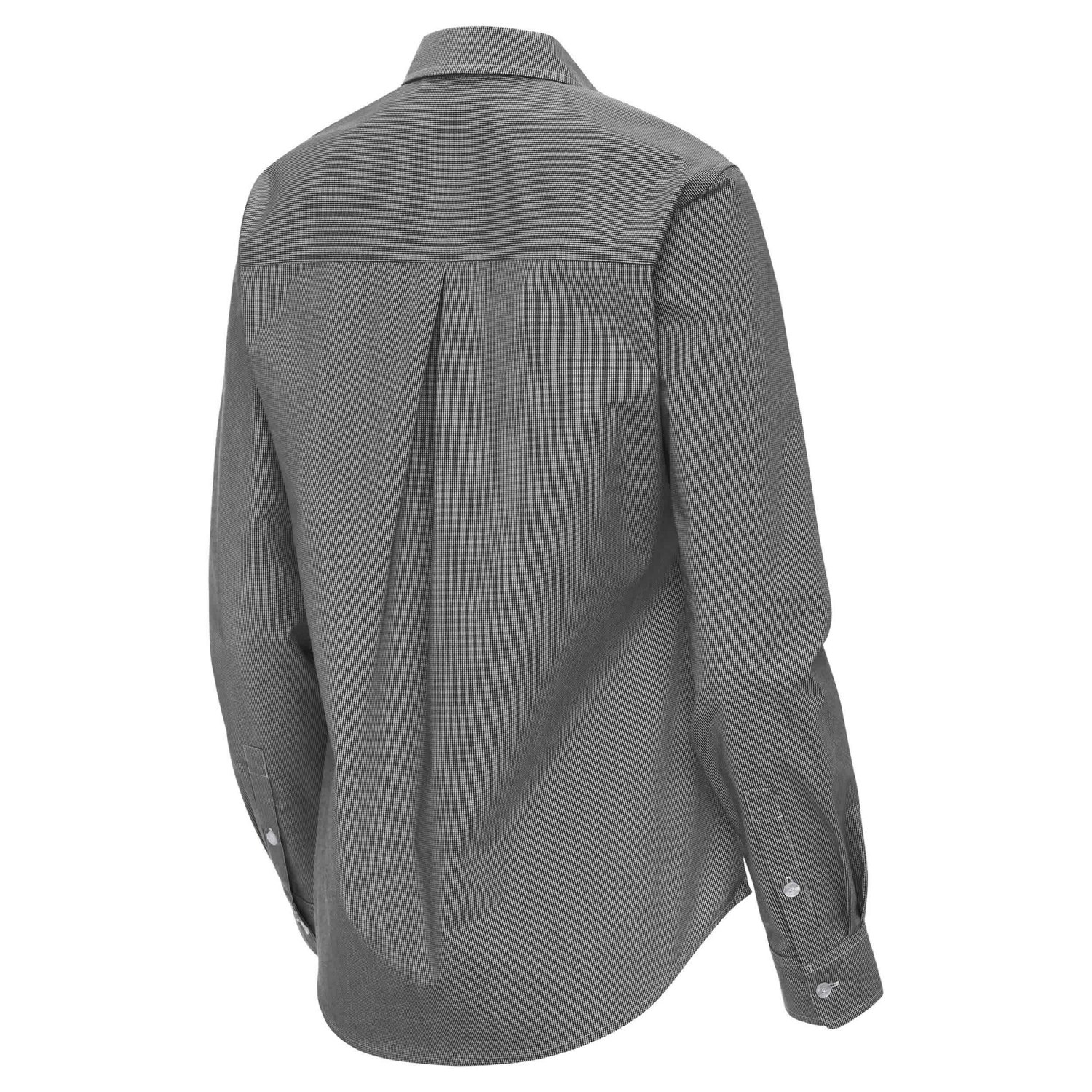 Antigua Ohio State Buckeyes Porter Woven Tri-Blend Long Sleeve Button-Up Shirt - view number 3