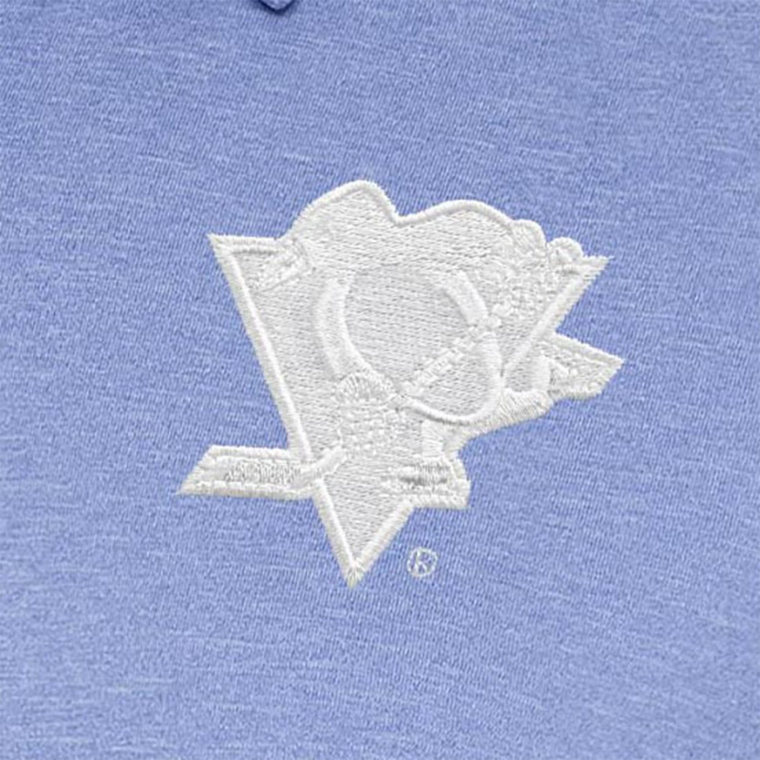 Antigua Pittsburgh Penguins White Logo Matter Polo - view number 2