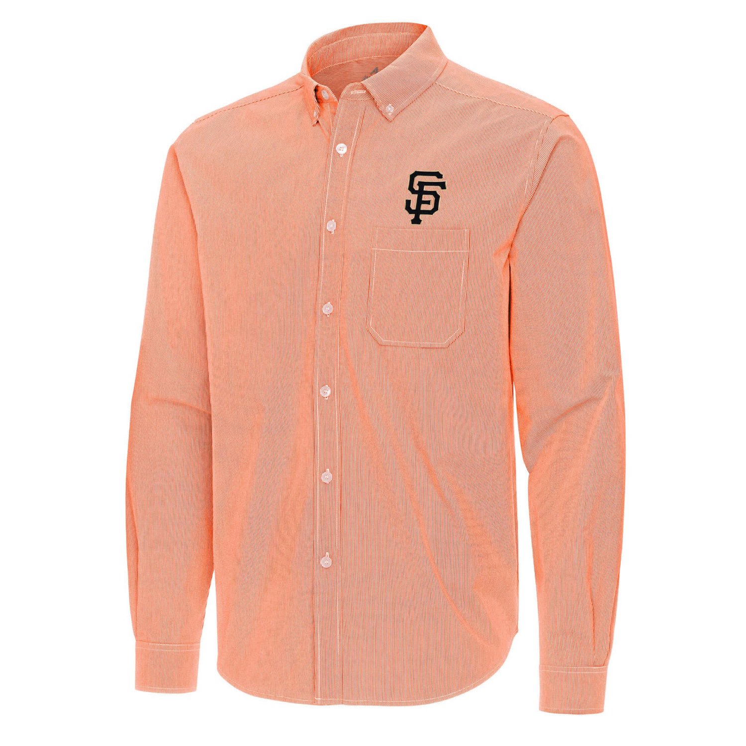 Antigua San Francisco Giants Porter Woven Long Sleeve Button-Down Shirt - view number 2