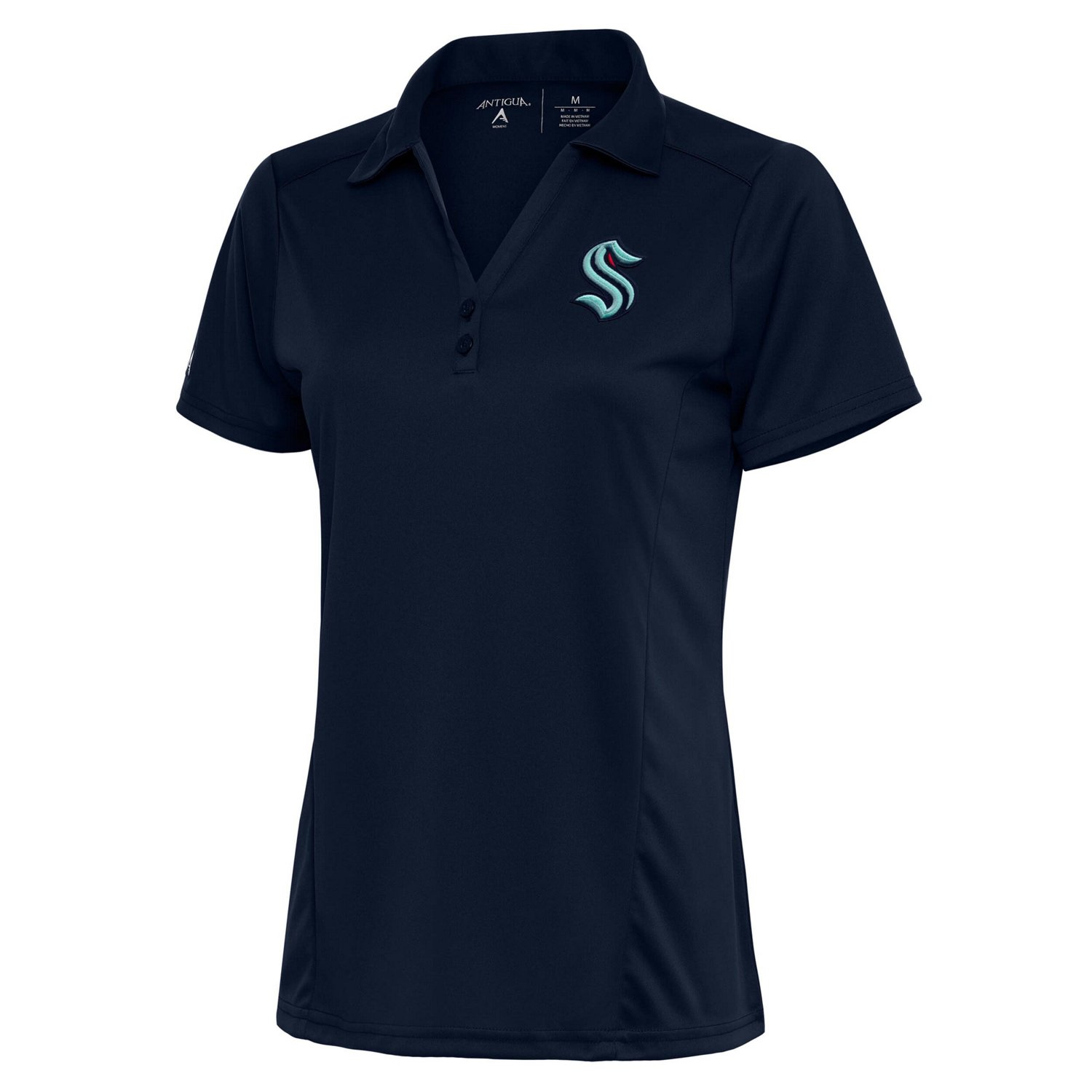 Antigua Seattle Kraken Team Logo Tribute Polo - view number 1