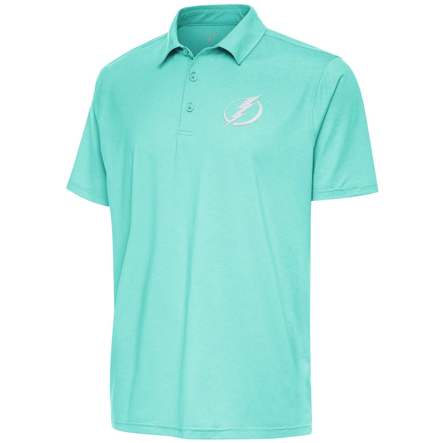 Antigua Tampa Bay Lightning Logo Par 3 Polo                                                                                      - view number 1