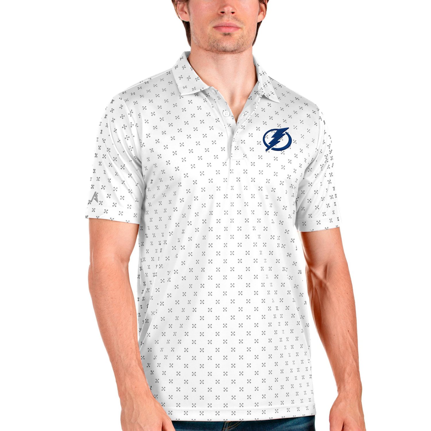 Antigua Tampa Bay Lightning Spark Polo