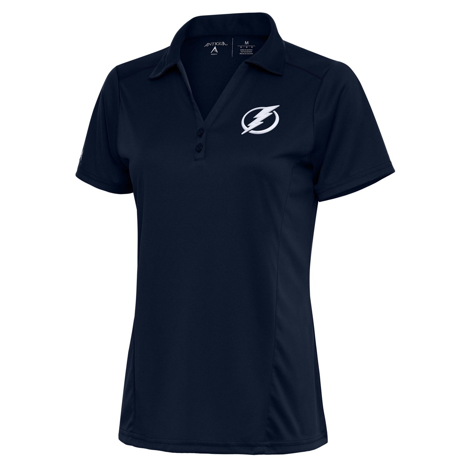 Antigua Tampa Bay Lightning Team Logo Tribute Polo