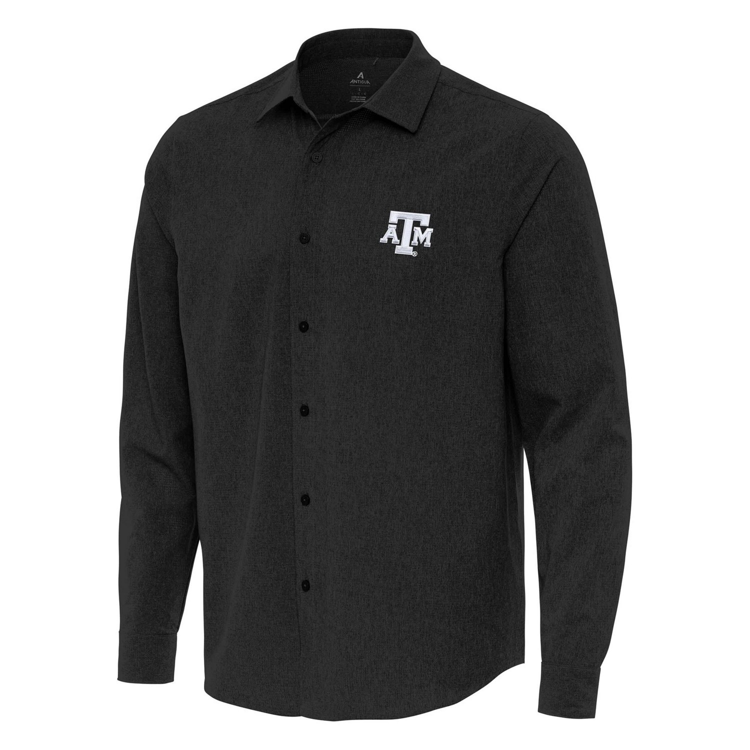 Antigua Texas AM Aggies Exposure Woven Long Sleeve Button-Up Shirt