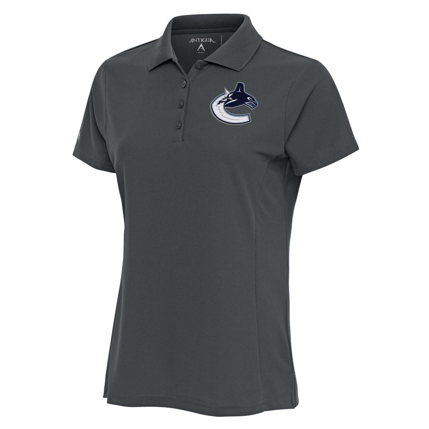 Antigua Vancouver Canucks Team Logo Legacy Pique Polo - view number 1