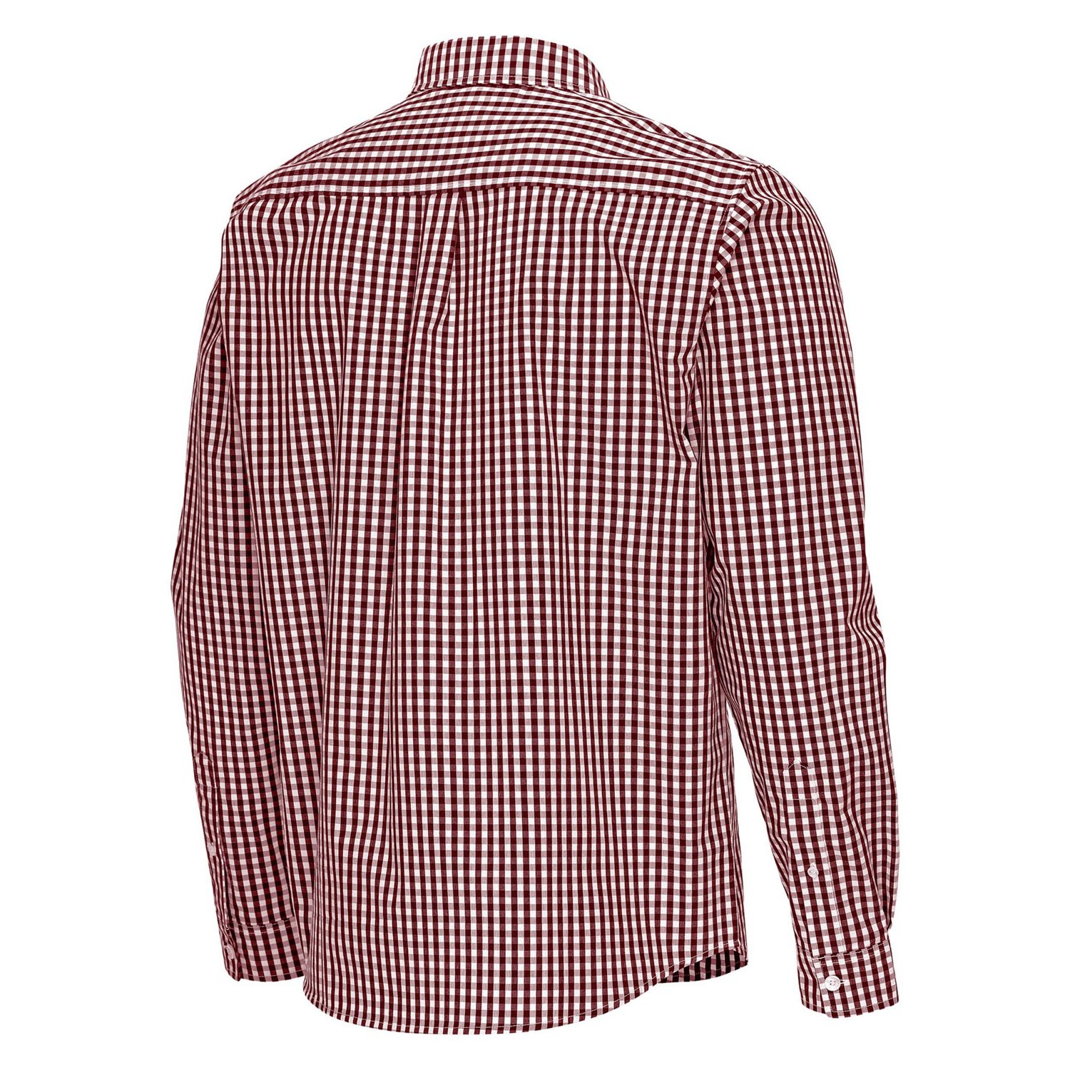 Antigua Virginia Tech Hokies Ellis Woven Tri-Blend Long Sleeve Button-Down Shirt