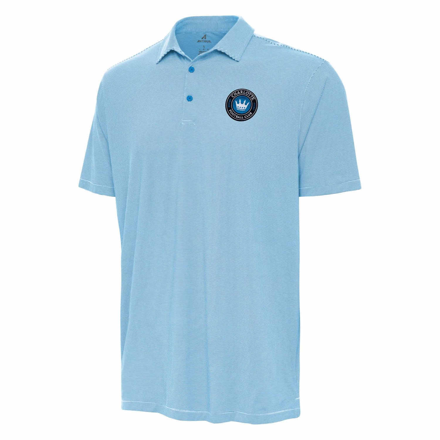 Antigua White Charlotte FC Twine Polo