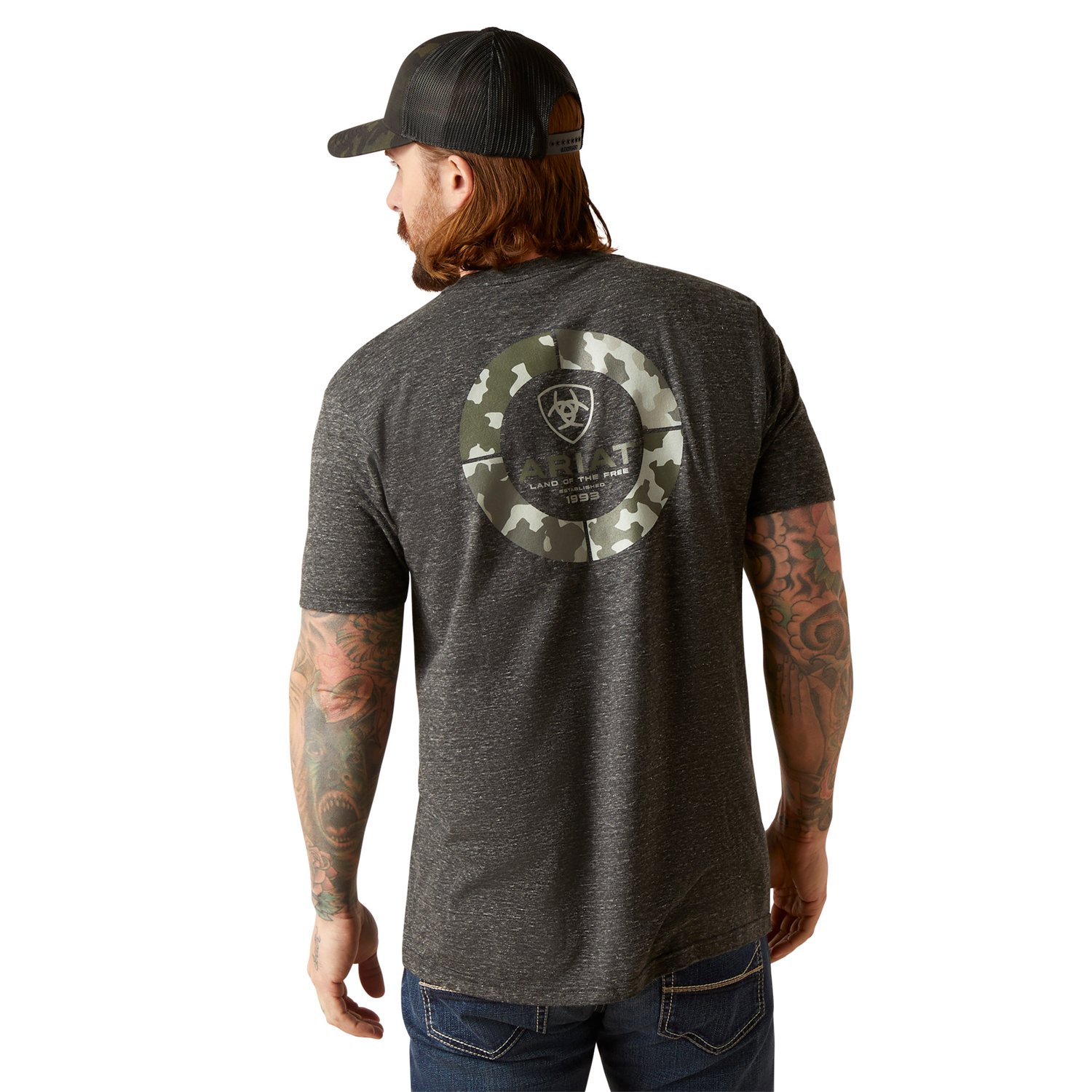Ariat Men's Camo Ring T-shirt - view number 2