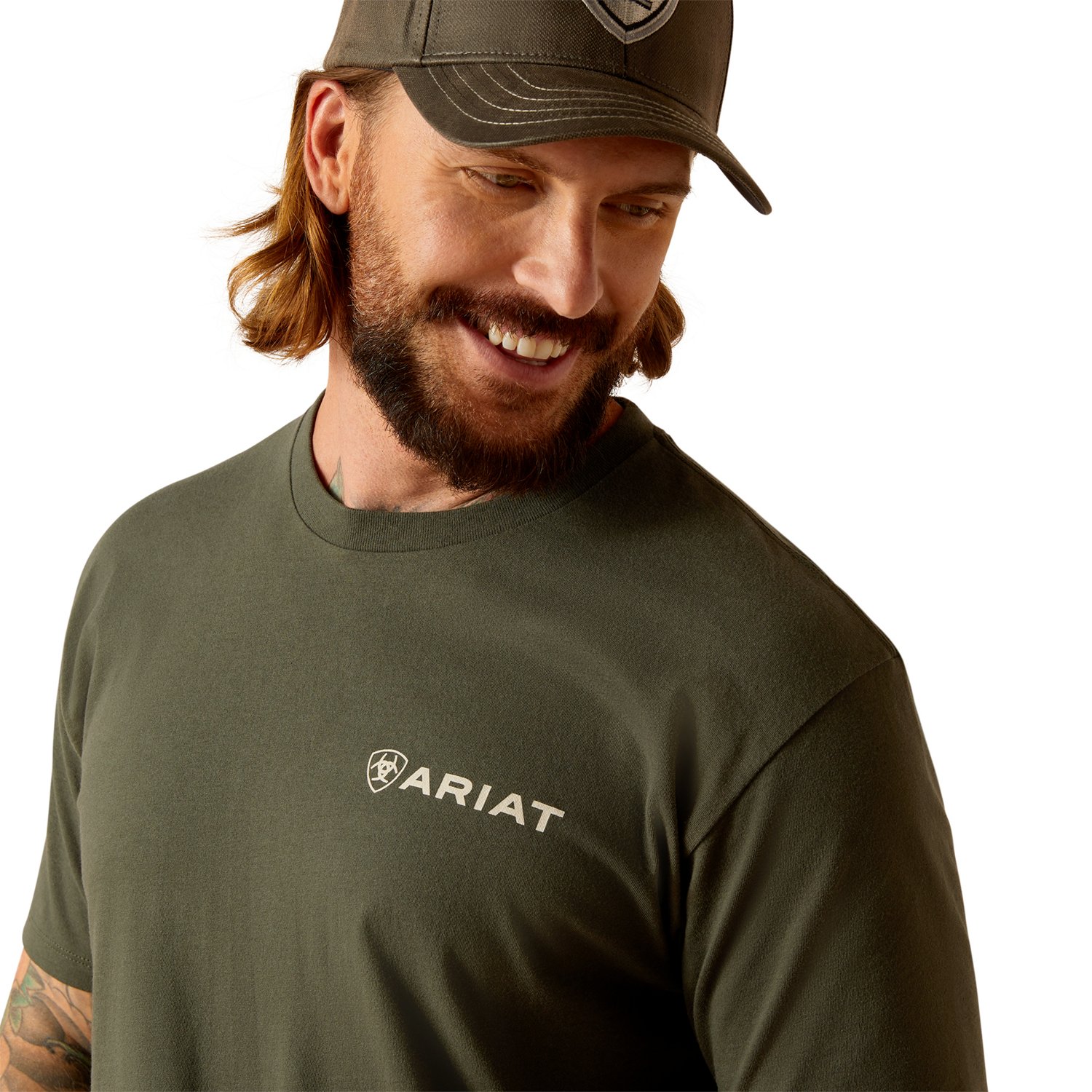 Ariat Men's Camo Ring T-shirt - view number 3